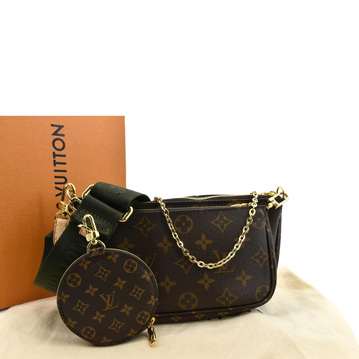 LOUIS VUITTON  Multi Pochette Accessoires Monogram Canvas Shoulder Bag - Image 3