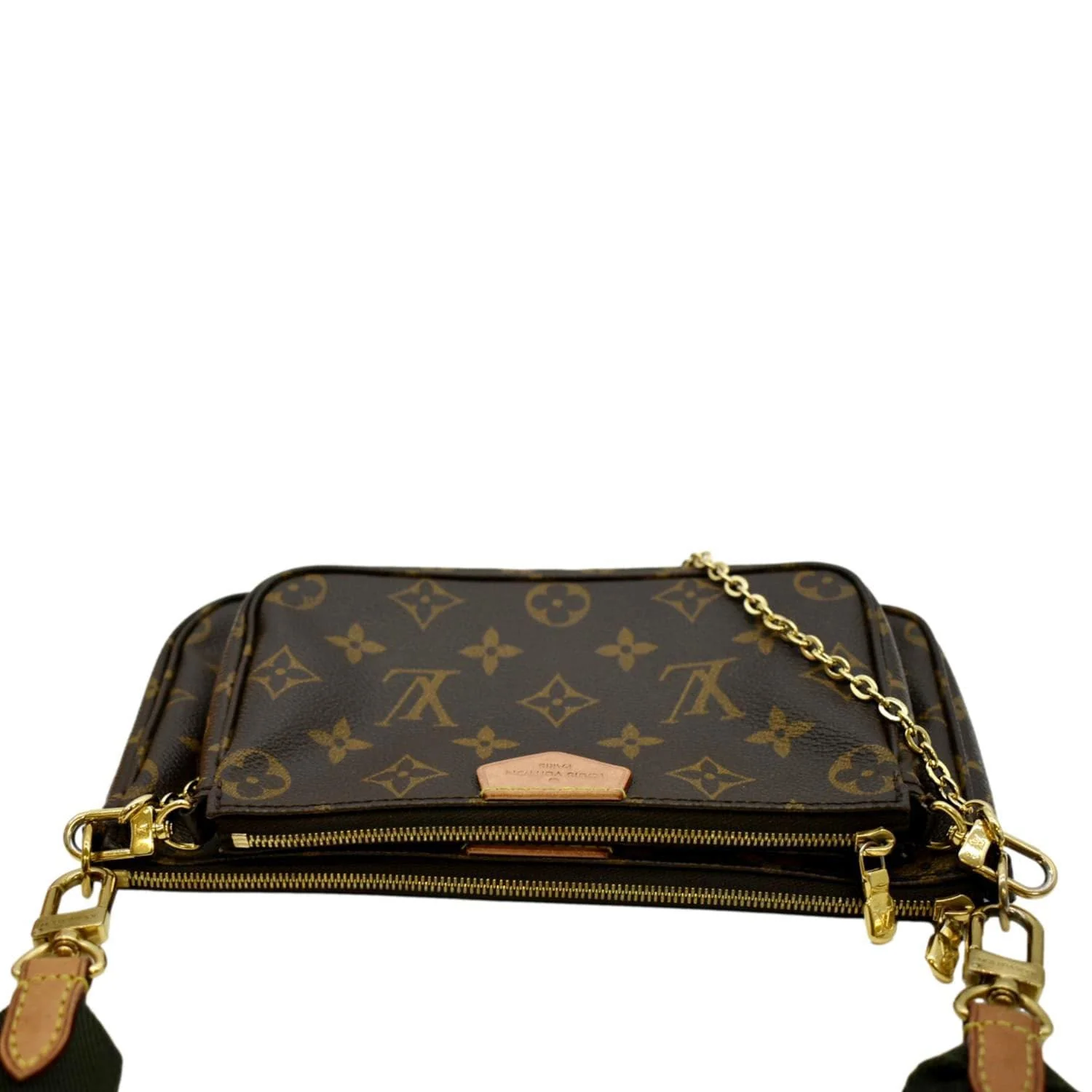 LOUIS VUITTON Multi Pochette Accessoires Monogram Canvas Shoulder Bag Brown - Image 4