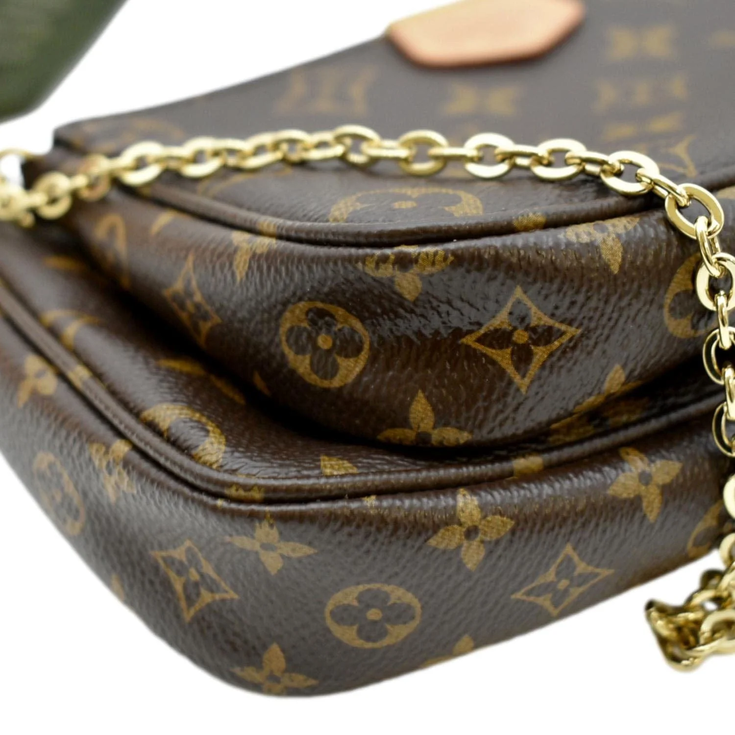 LOUIS VUITTON Multi Pochette Accessoires Monogram Canvas Shoulder Bag Brown - Image 8