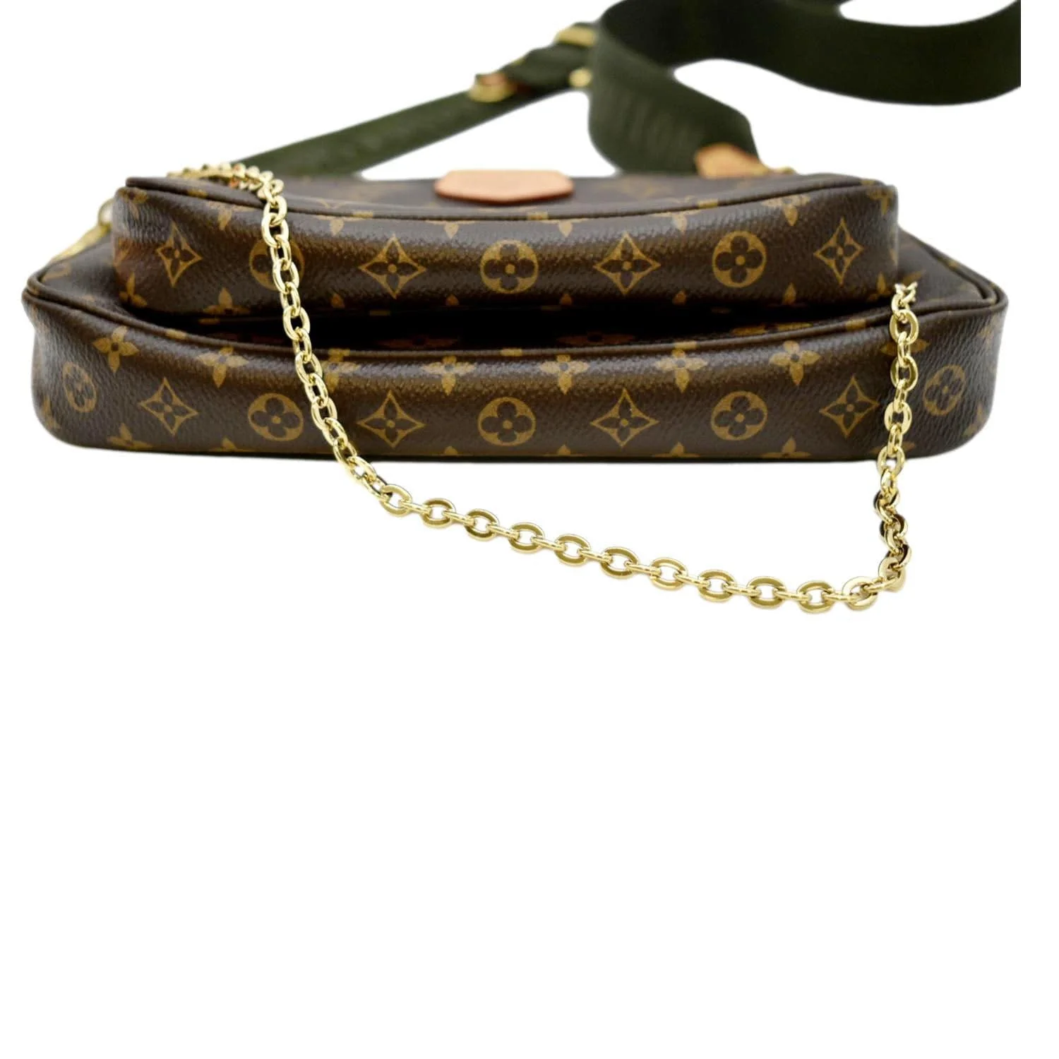 LOUIS VUITTON Multi Pochette Accessoires Monogram Canvas Shoulder Bag Brown - Image 9