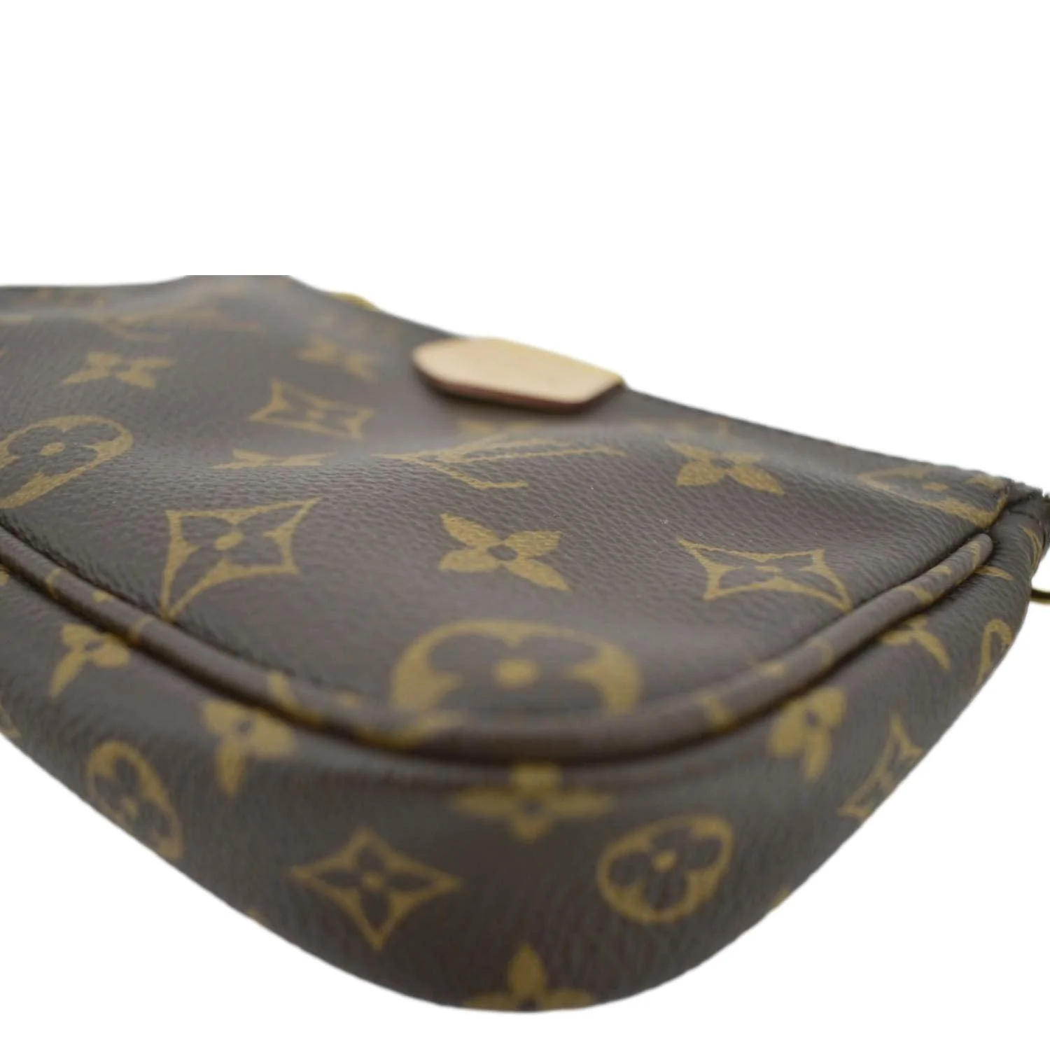 LOUIS VUITTON Multi Pochette Accessoires Monogram Canvas Shoulder Bag Light Pink - Image 8