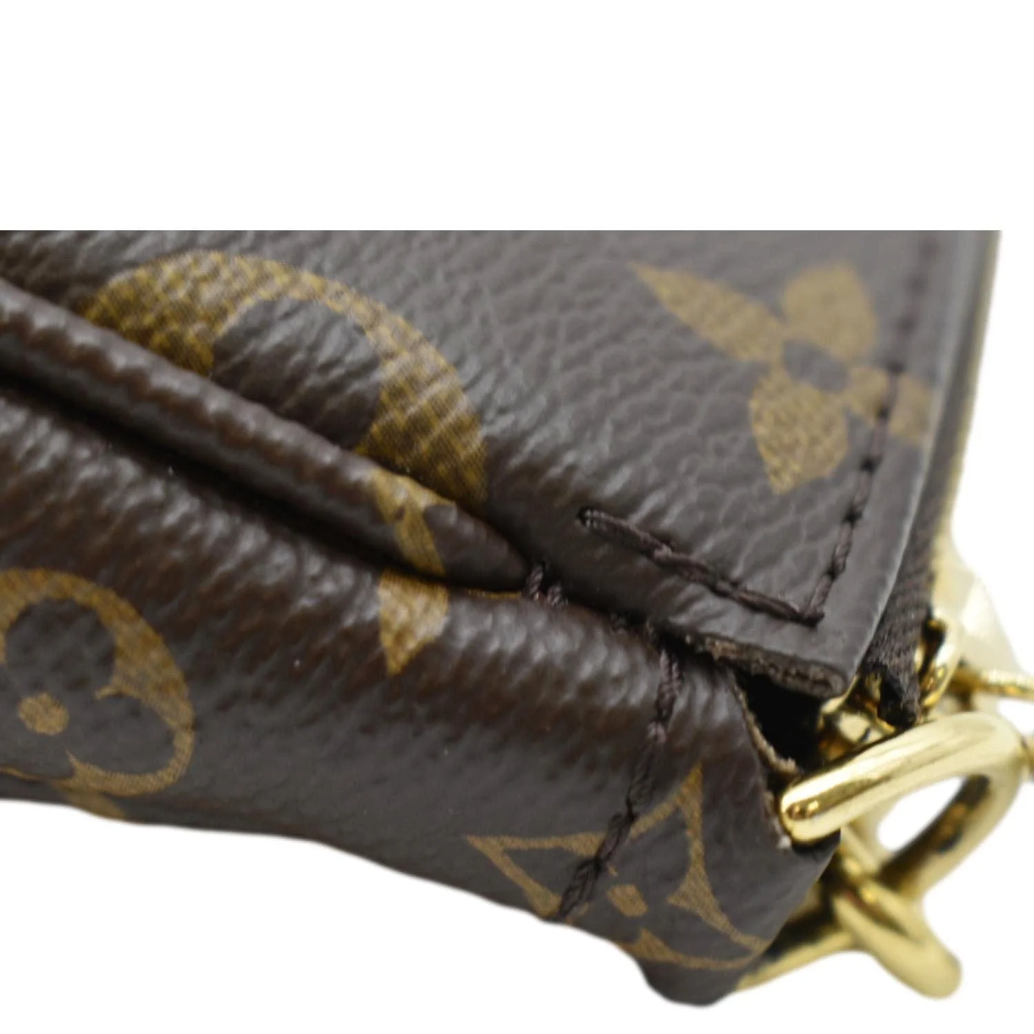 LOUIS VUITTON Multi Pochette Accessoires Monogram Canvas Crossbody Bag Brown - Image 6