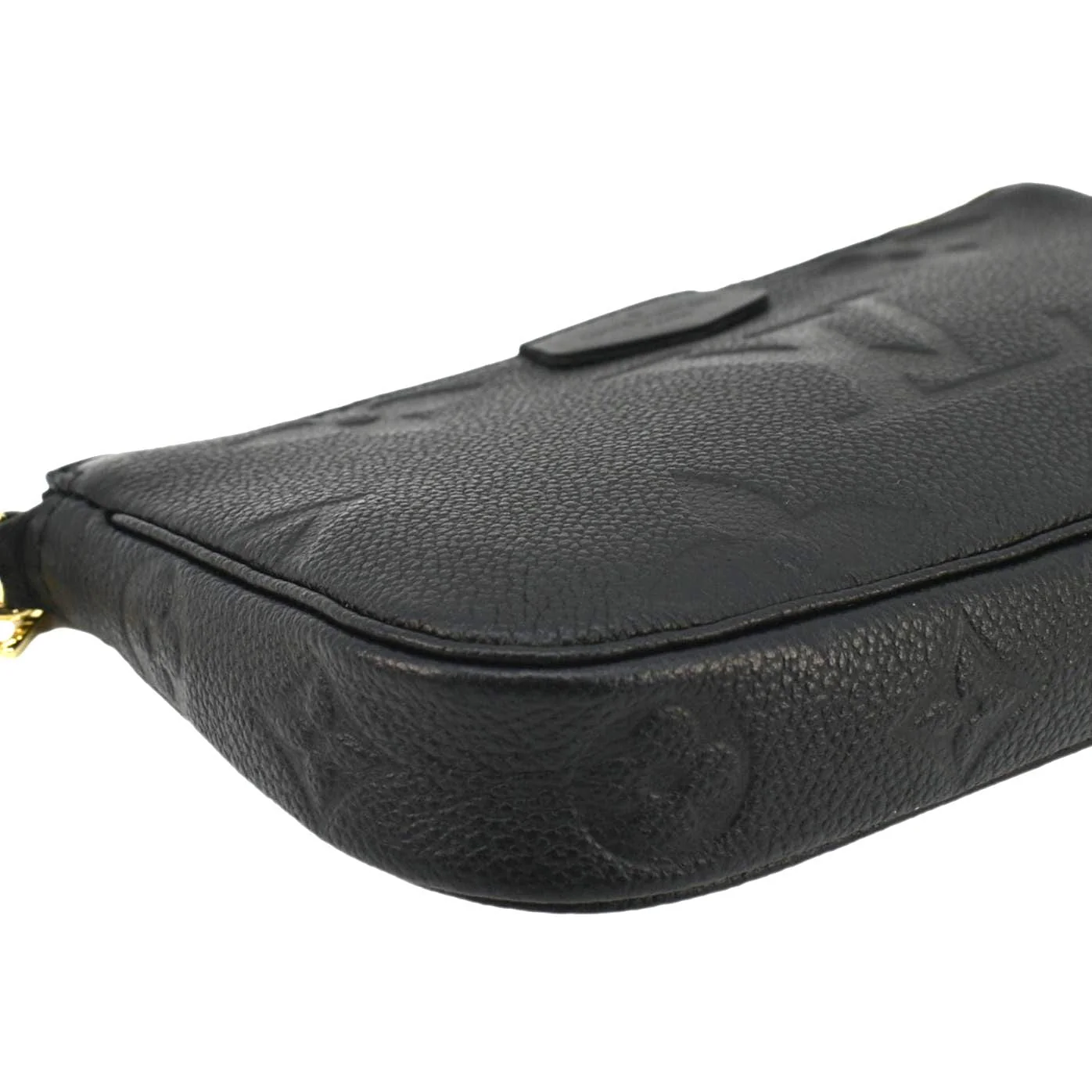 LOUIS VUITTON Multi Pochette Accessoires Monogram Empreinte Leather Crossbody Bag Black - Image 9