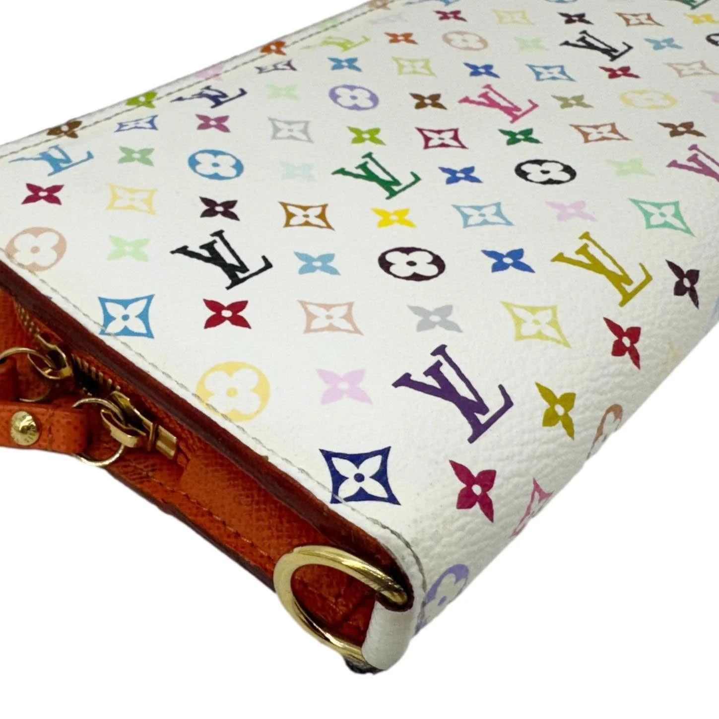 LOUIS VUITTON Insolite Monogram Multicolor Zippy Wallet White - Image 7