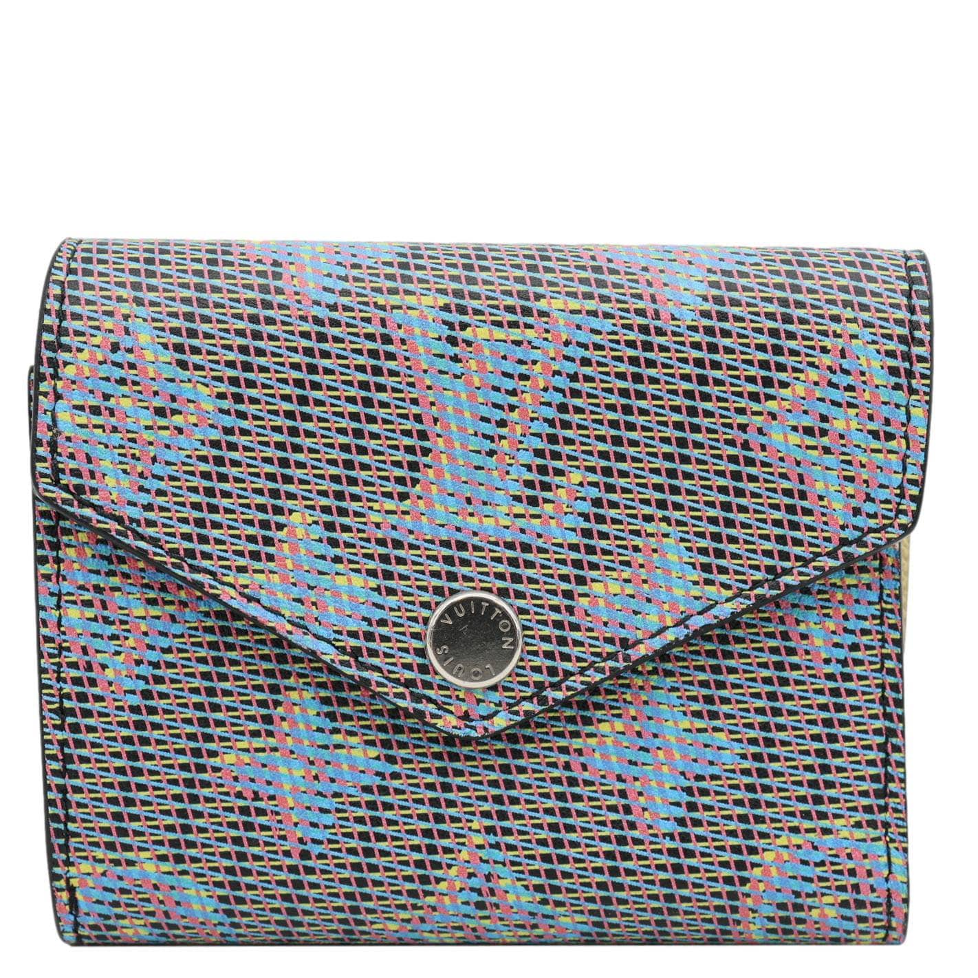 LOUIS VUITTON Zoe Monogram Pop Canvas Wallet Multicolor