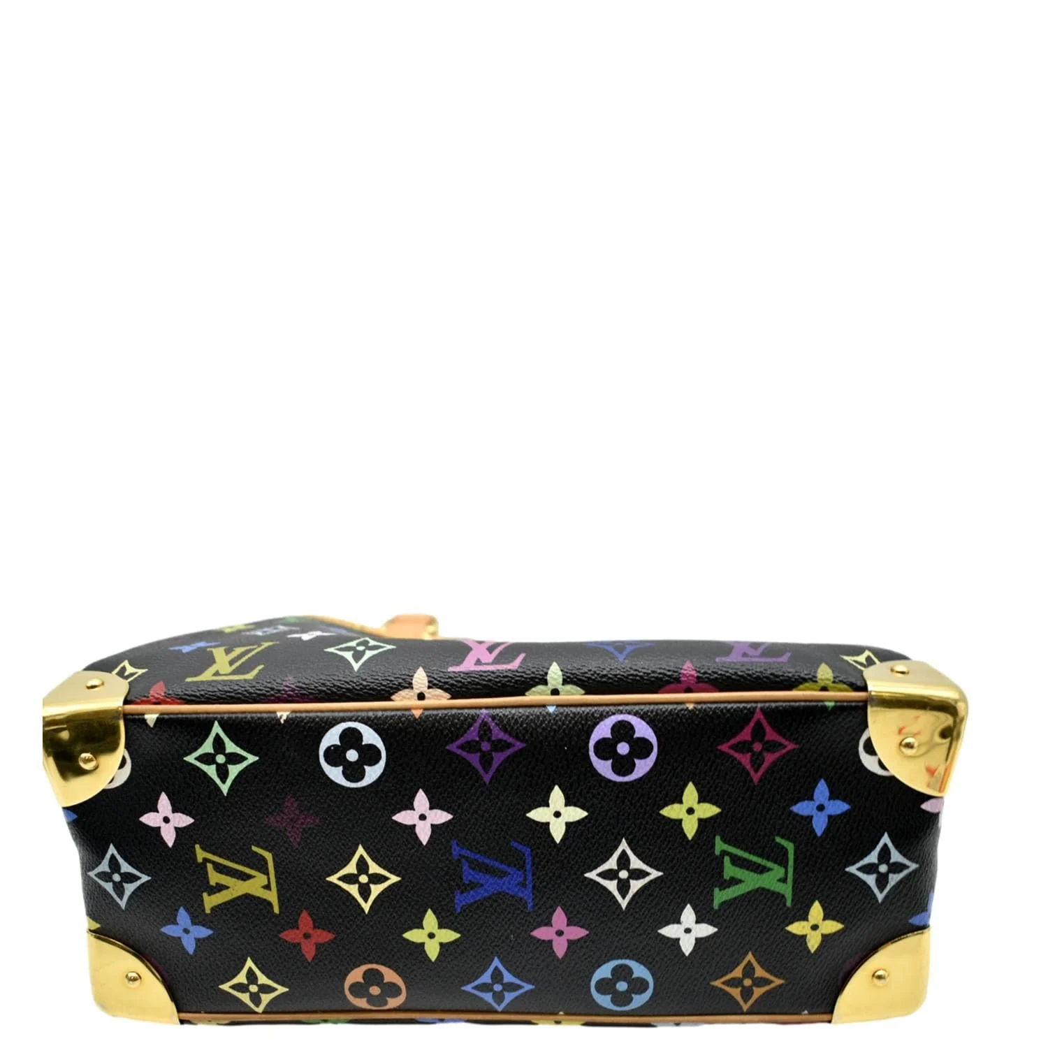 LOUIS VUITTON Trouville Monogram Canvas Satchel Bag Multicolor - Image 9