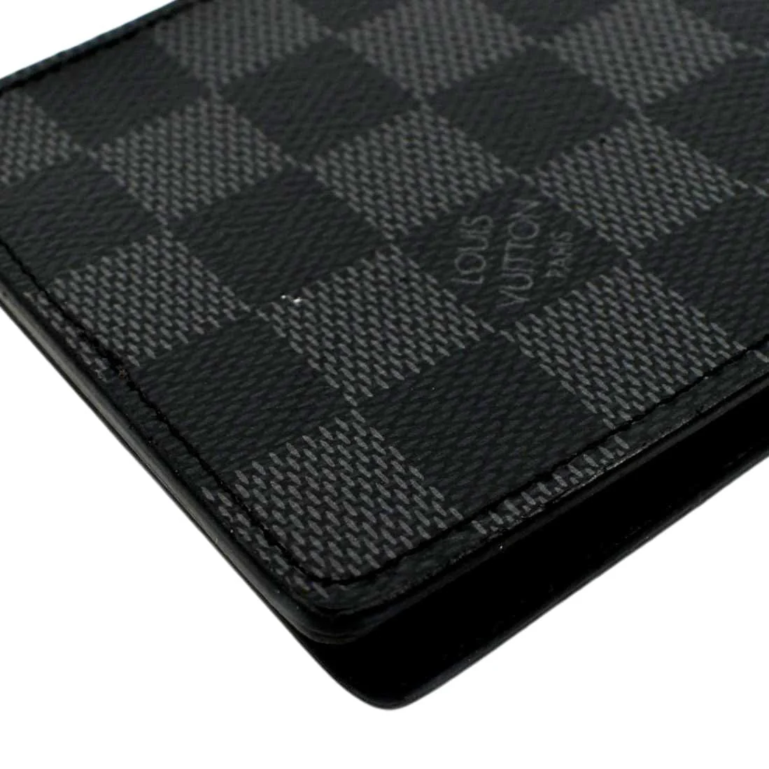 LOUIS VUITTON Damier Graphite Canvas Multiple Wallet Black - Image 4