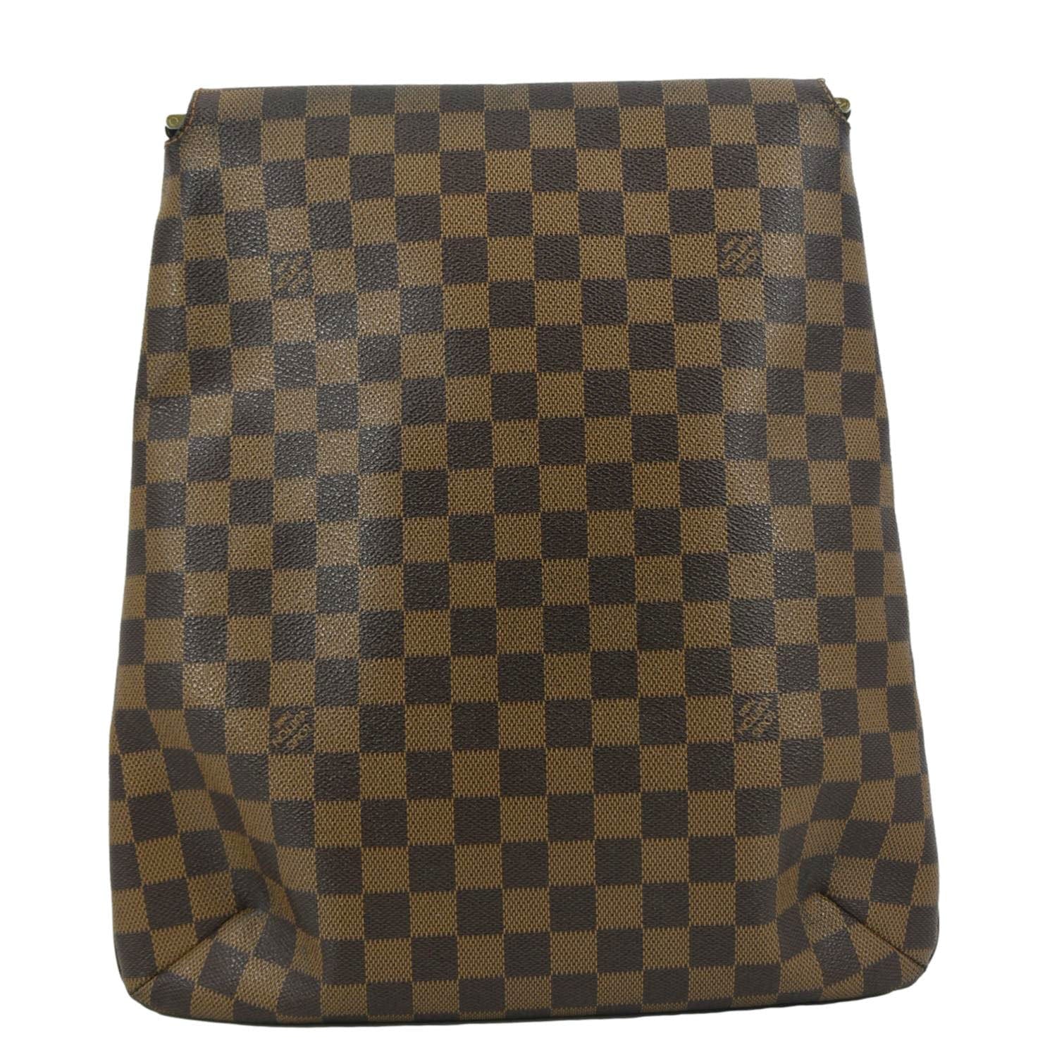 LOUIS VUITTON Musette Salsa GM Damier Ebene Crossbody Bag Brown - Image 4