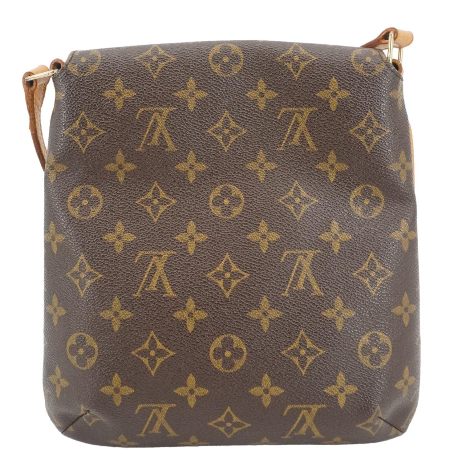 LOUIS VUITTON Musette Salsa Monogram Canvas Crossbody Bag Brown - Image 4