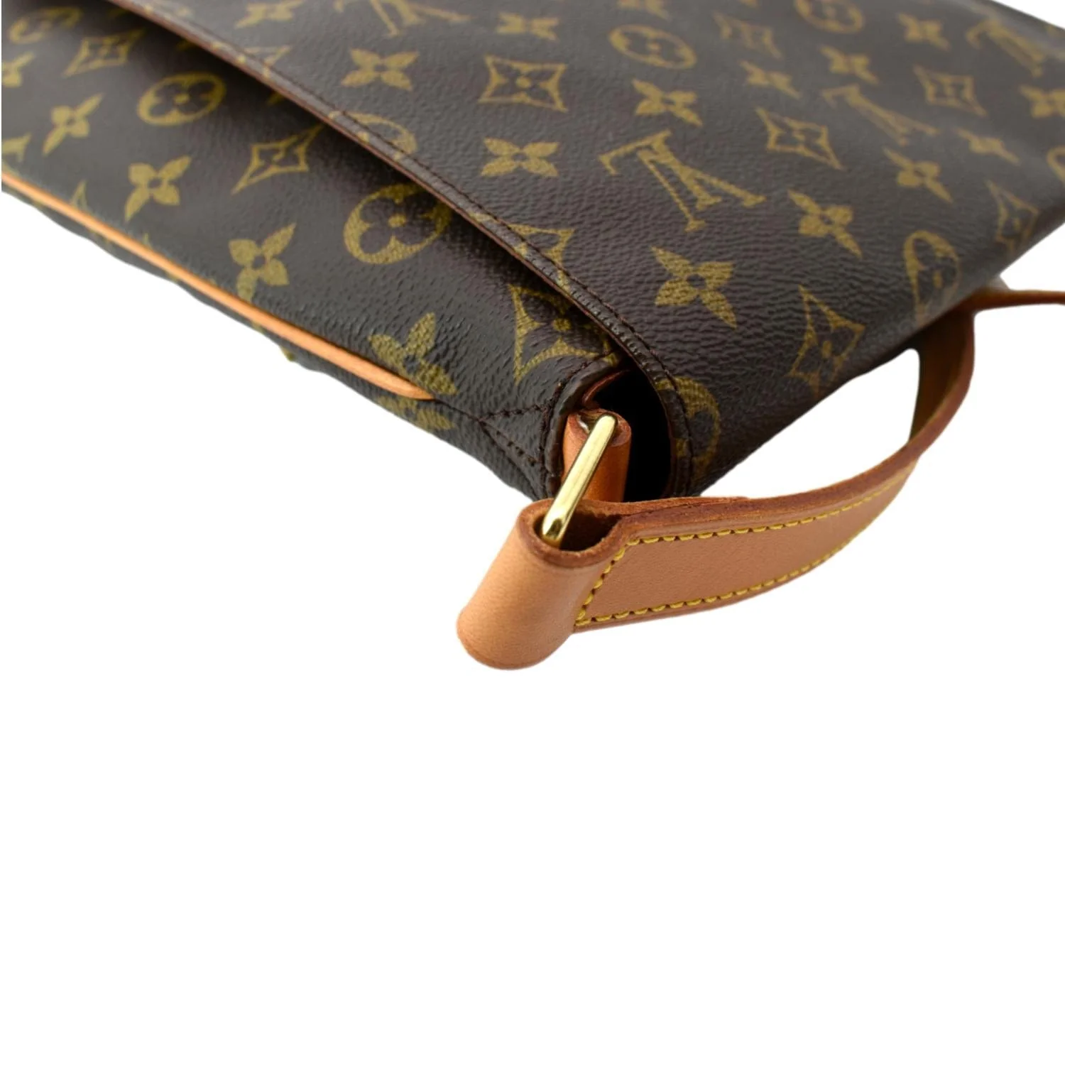 LOUIS VUITTON Musette Salsa GM Monogram Canvas Crossbody Bag Brown - Image 6