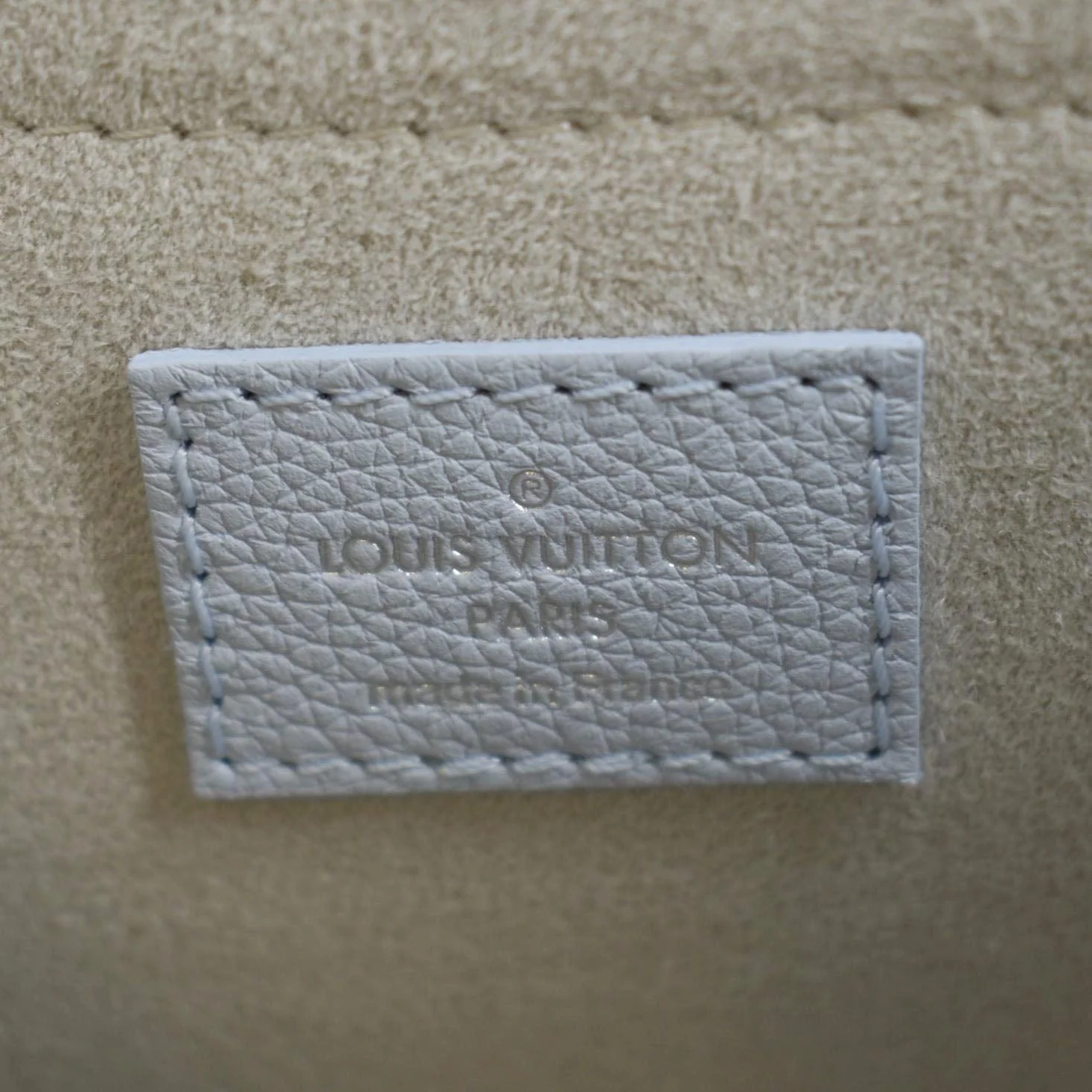 LOUIS VUITTON Mylockme Calf Leather Chain Shoulder Bag Light Blue - Image 14