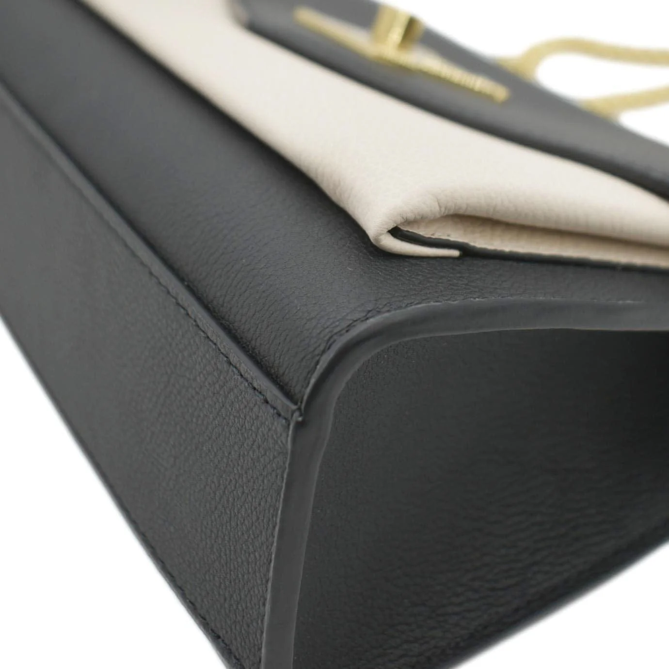 LOUIS VUITTON Mylockme Calf Leather Chain Shoulder Bag Creme - Image 8