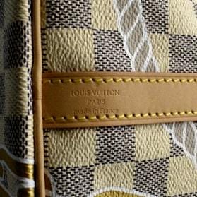LOUIS VUITTON Nautical Speedy 25 Bandouliere Damier Azur Shoulder Bag White - Image 10