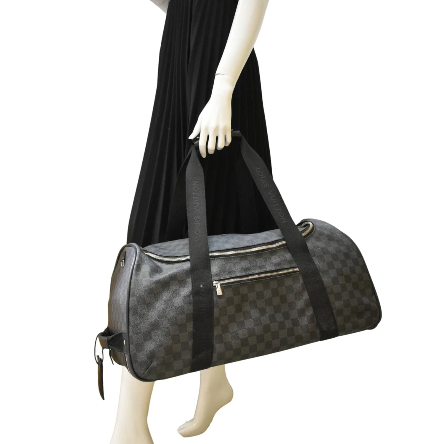 LOUIS VUITTON Neo Eole 55 Damier Graphite Rolling Travel Bag Black - Image 2