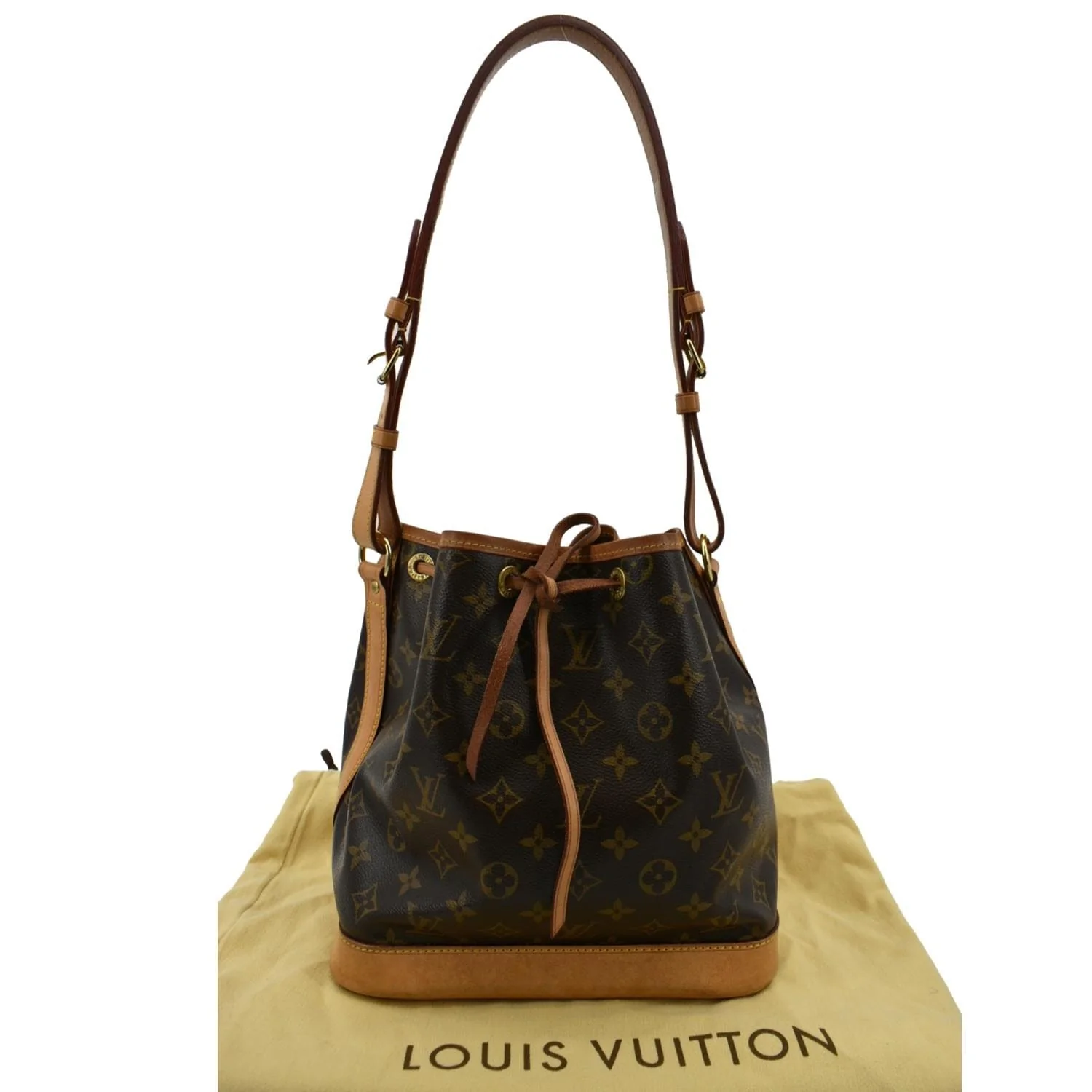 LOUIS VUITTON Neonoe MM Monogram Canvas Shoulder Bag Brown - Image 3