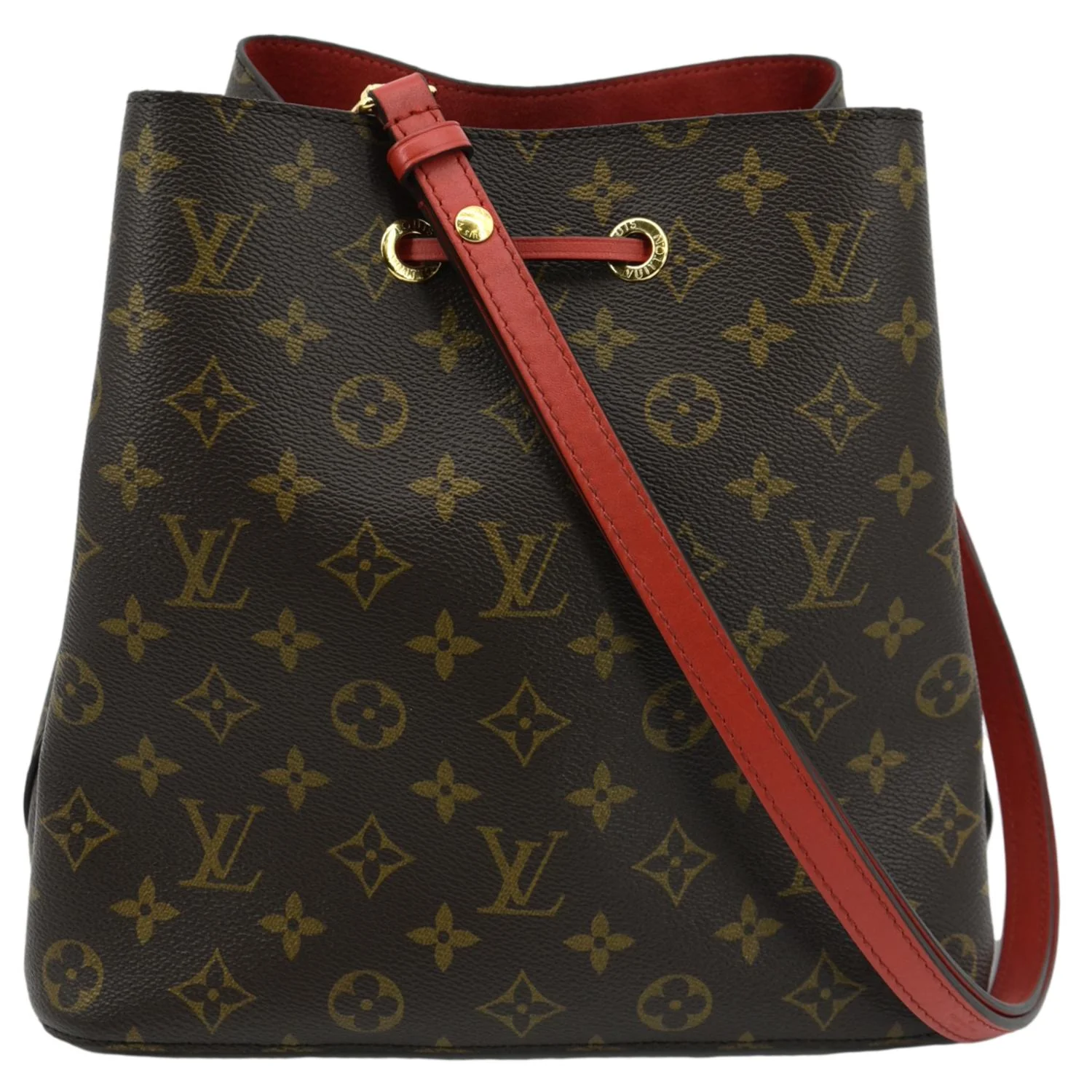 LOUIS VUITTON Neonoe Monogram Canvas Shoulder Bag Brown - Image 3