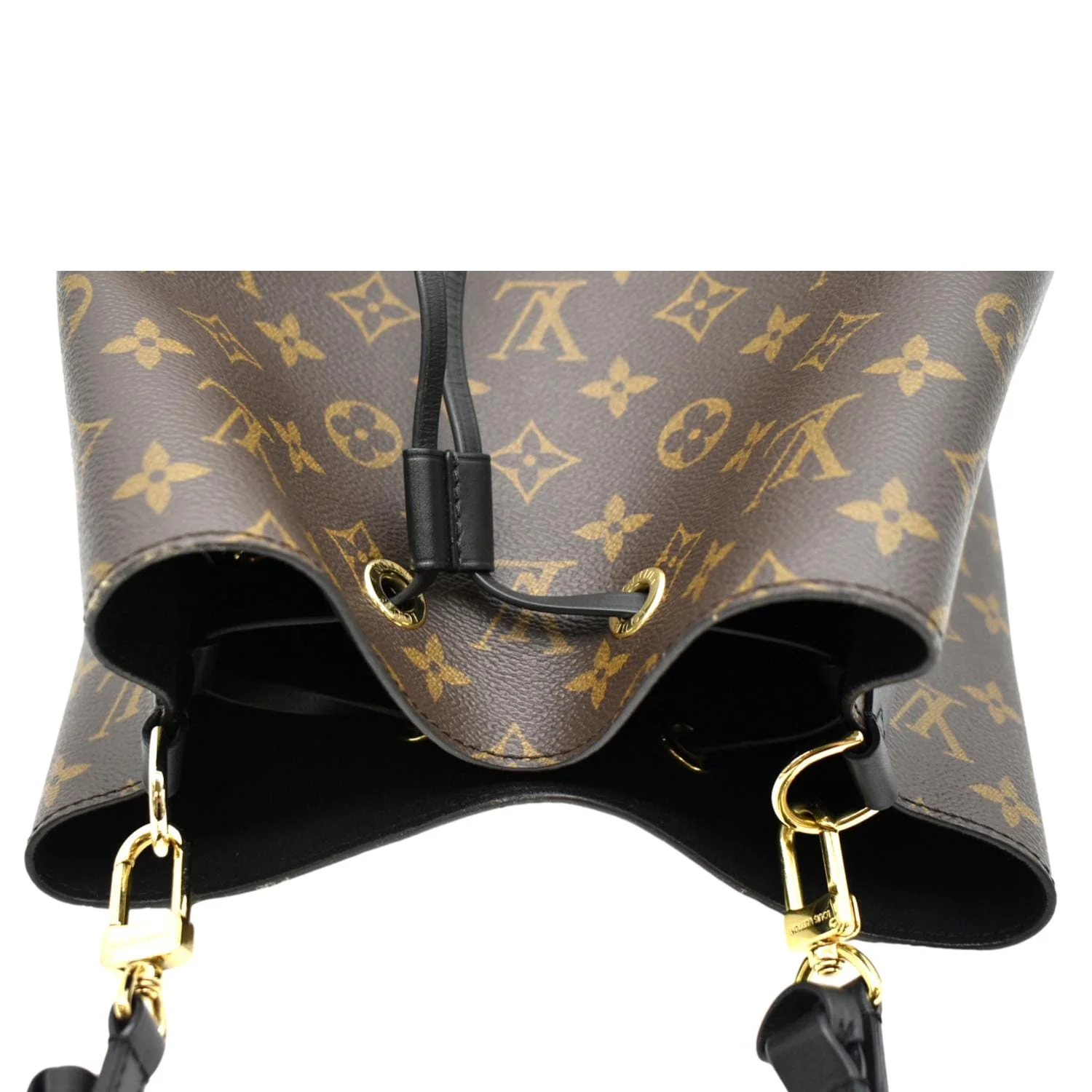 LOUIS VUITTON Neonoe Monogram Canvas Shoulder Bag Brown - Image 4