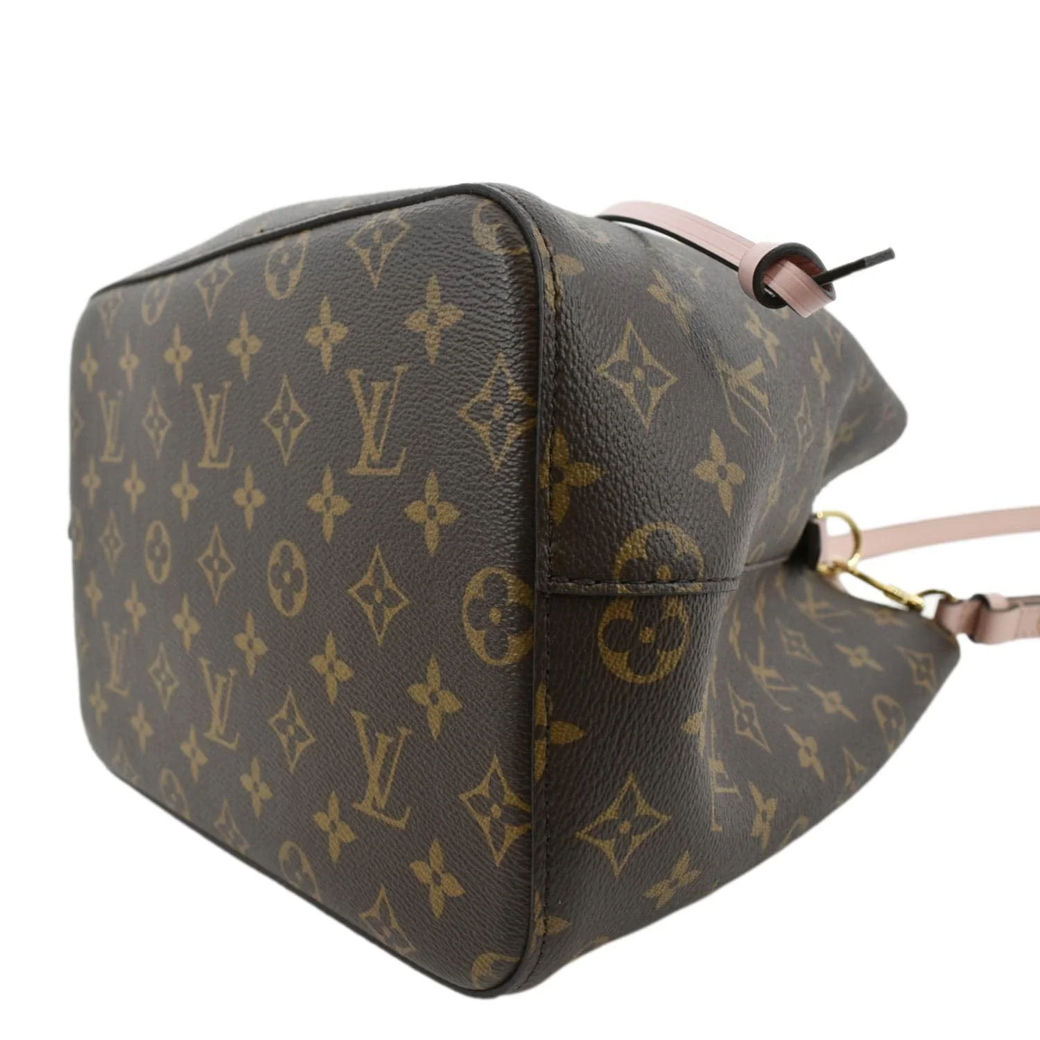 LOUIS VUITTON Neonoe Monogram Canvas Shoulder Bag Rose Ballerine - Image 8