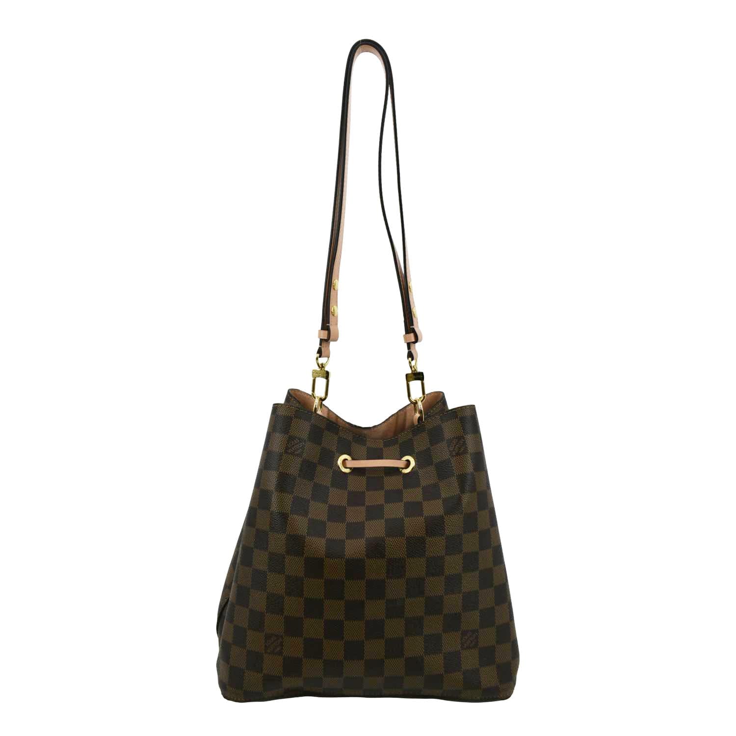 LOUIS VUITTON Neonoe Monogram Canvas Shoulder Bag Rose Ballerine - Image 4