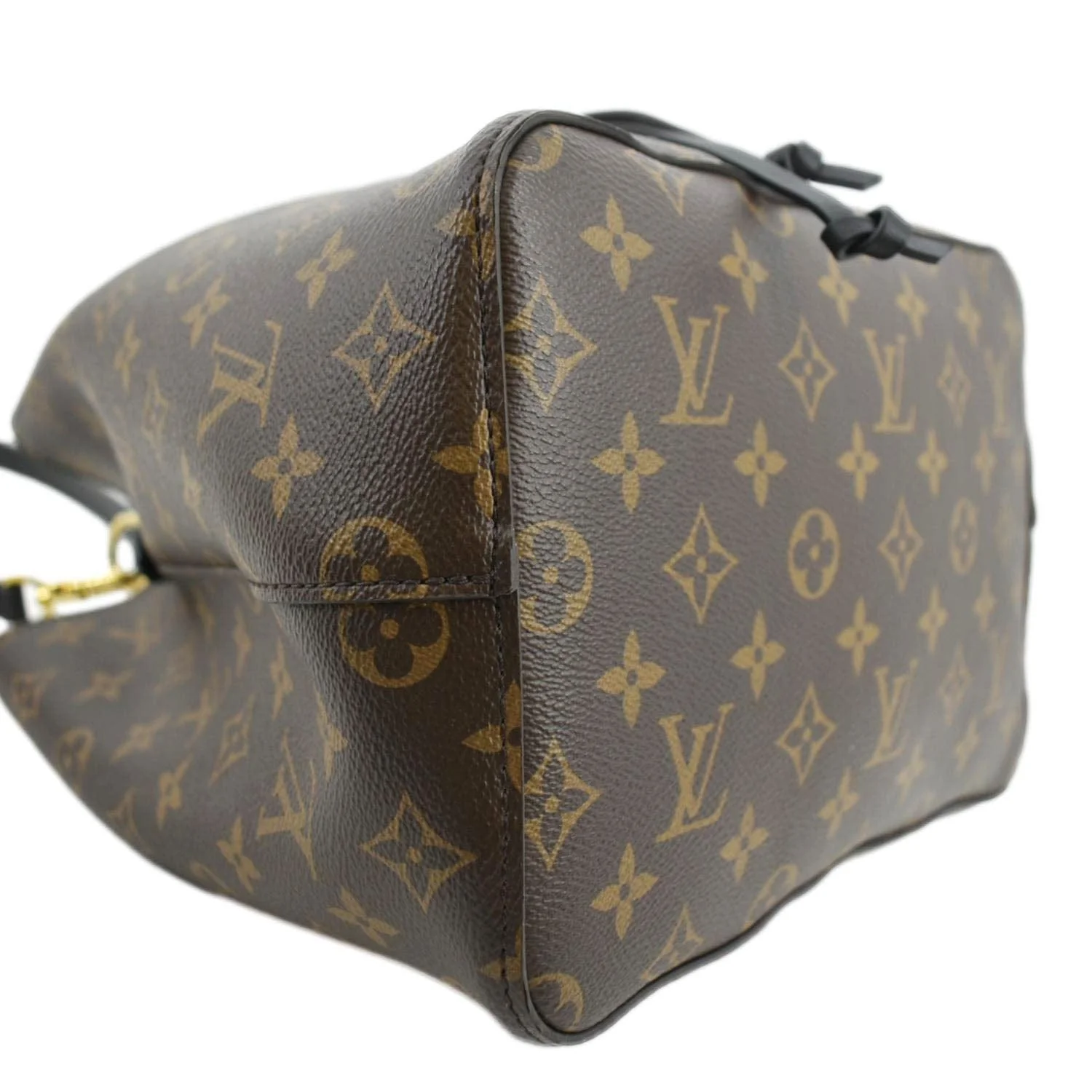 LOUIS VUITTON Neonoe Monogram Canvas Shoulder Bag Black - Image 9