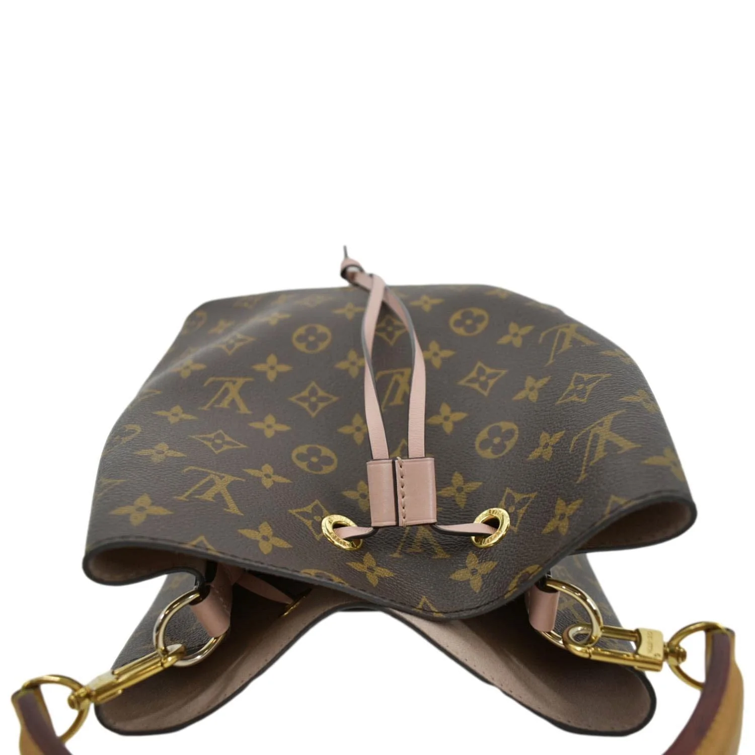 LOUIS VUITTON Neonoe Monogram Canvas Hobo Bag Rose Ballerine - Image 4