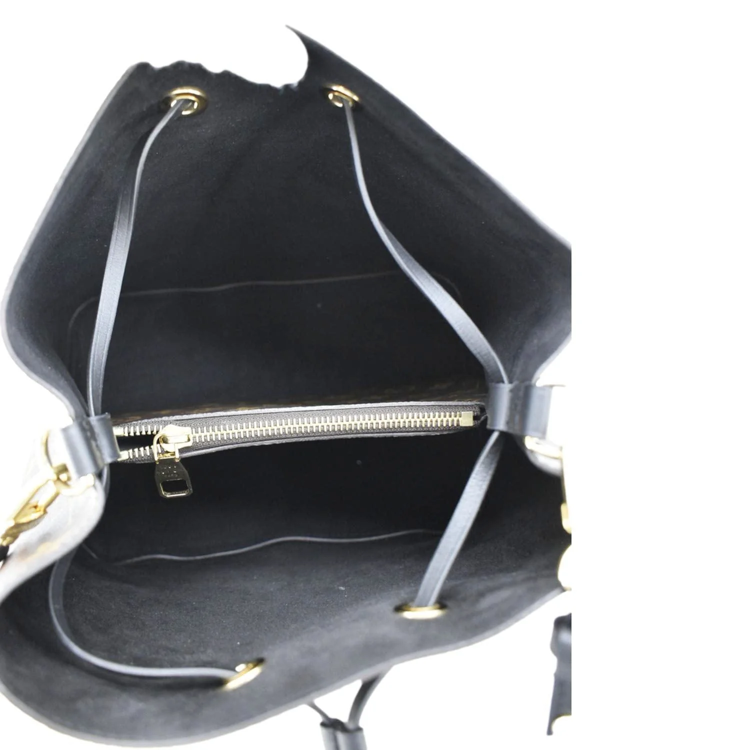 LOUIS VUITTON Neonoe Monogram Canvas Shoulder Bag Black - Image 11