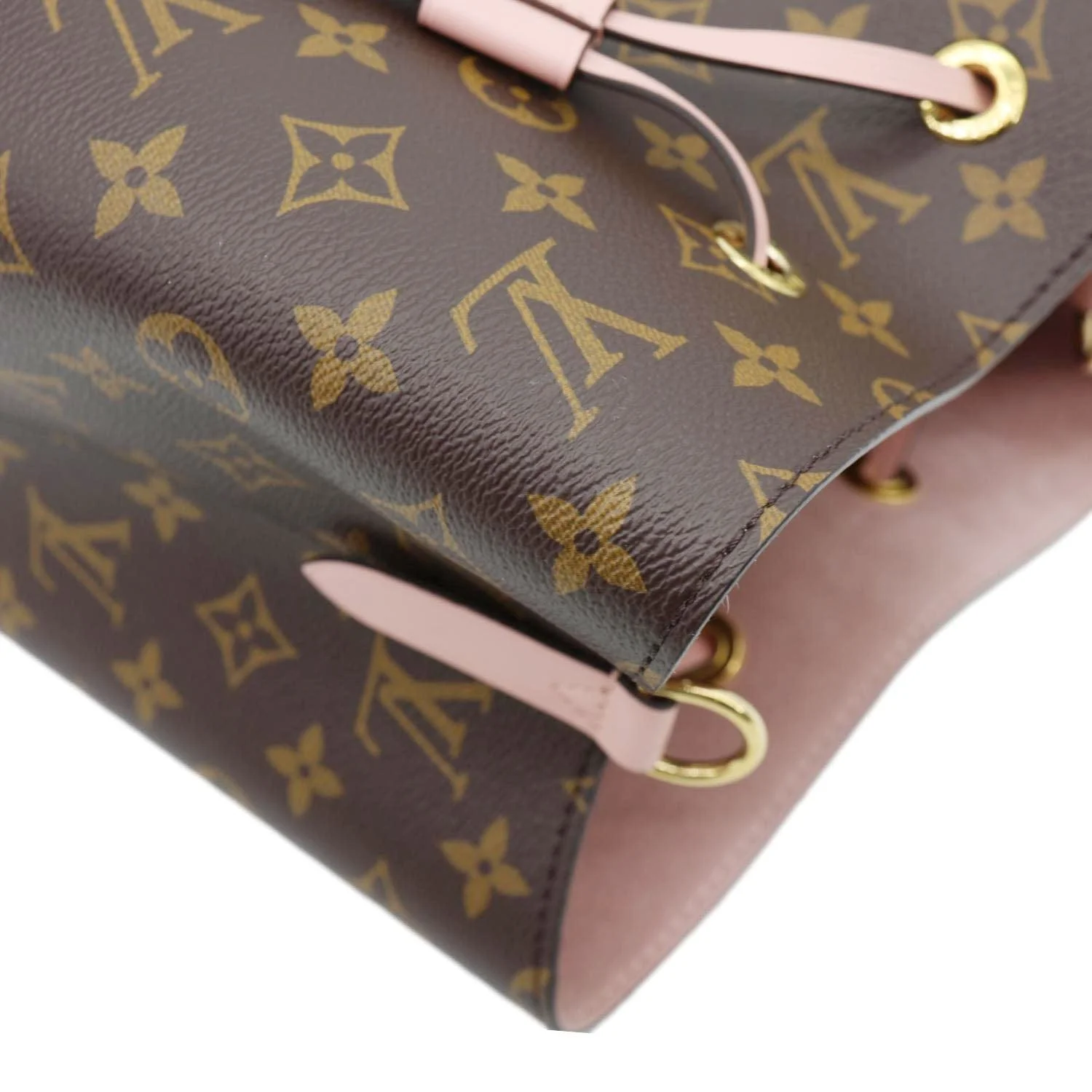 LOUIS VUITTON Neonoe MM Monogram Canvas Shoulder Bag Pink - Image 5
