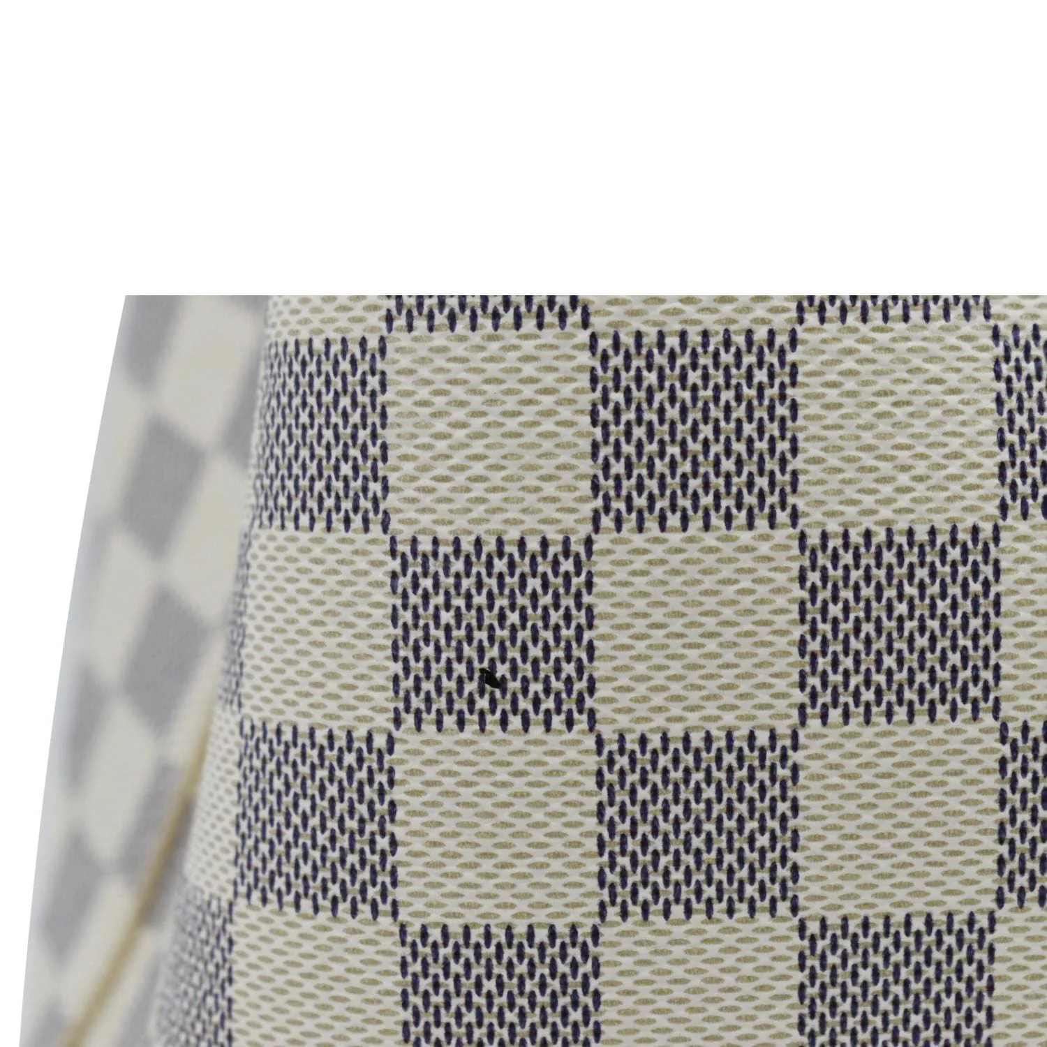 LOUIS VUITTON Neonoe Braided Handle Damier Azur Crossbody Bag White - Image 9