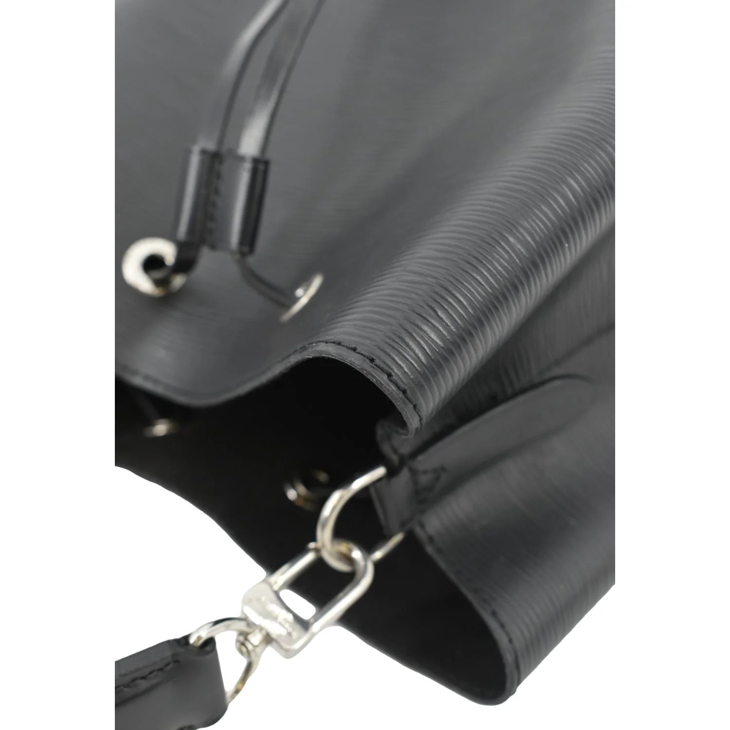 LOUIS VUITTON NeoNoe Epi Leather Shoulder Bag Black - Image 6