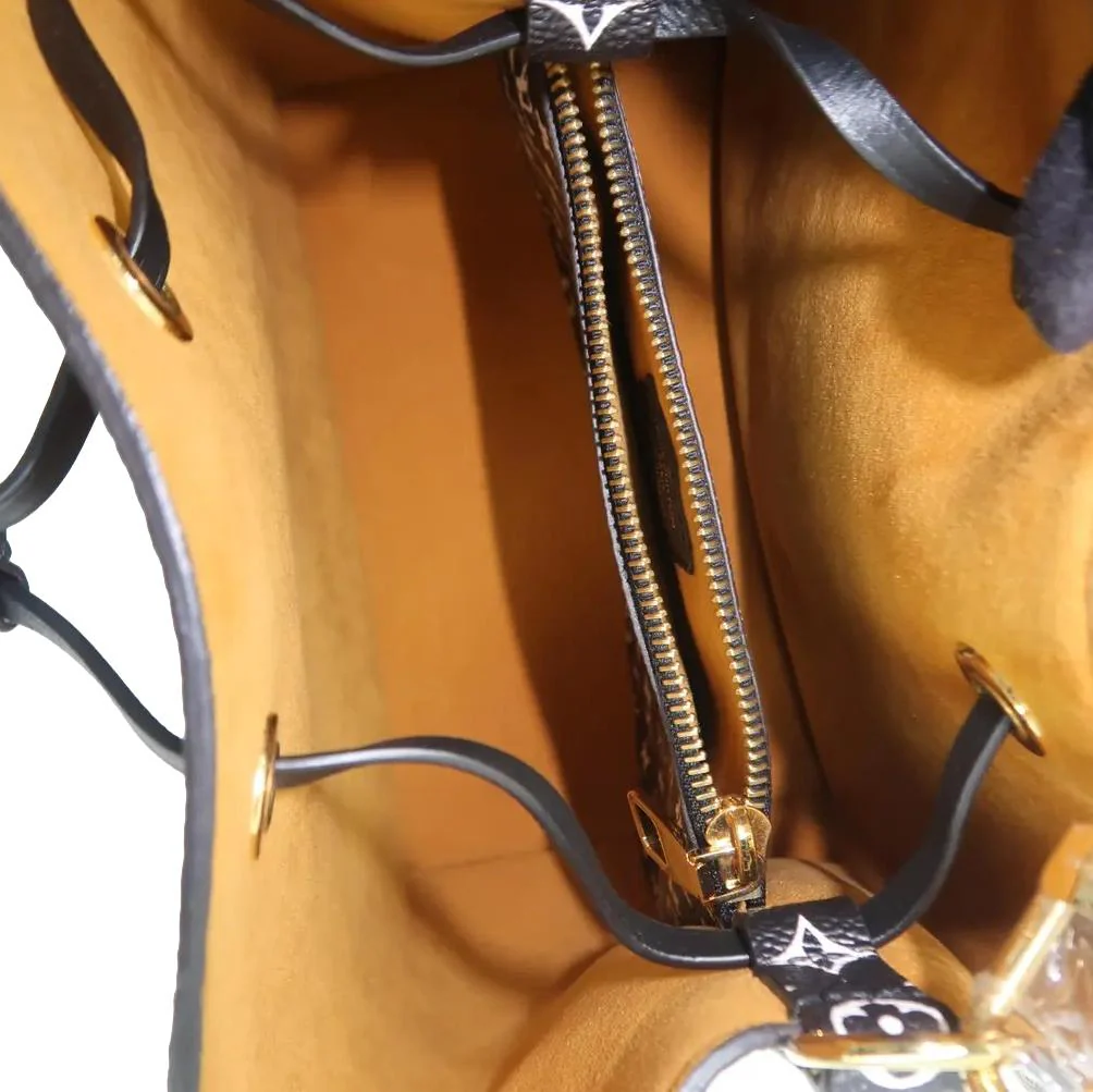 LOUIS VUITTON Neonoe Limited Edition Jungle Giant Canvas Shoulder Bucket Bag Caramel - Image 8