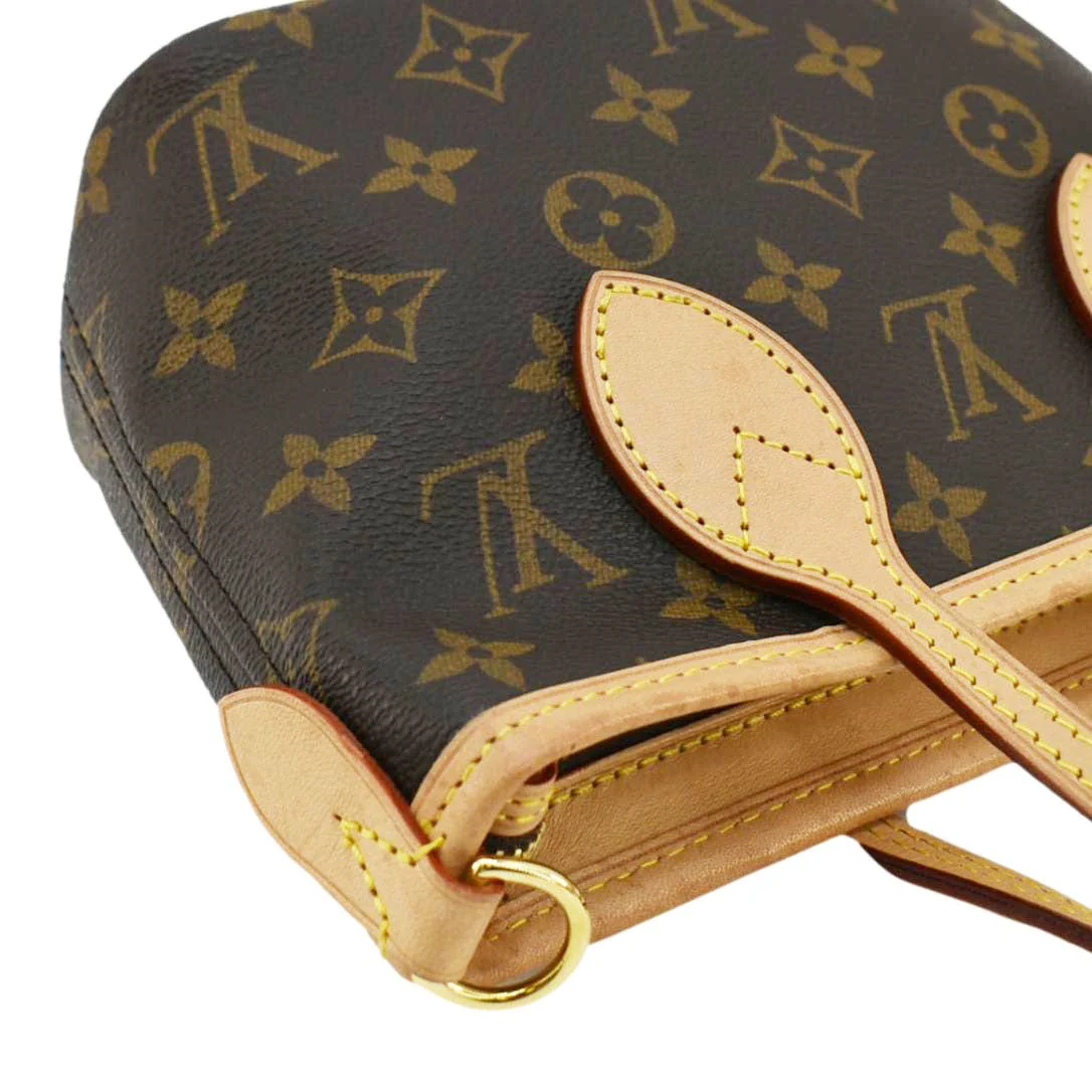 LOUIS VUITTON Neverfull BB Monogram Canvas Tote Shoulder Bag Brown - Image 4