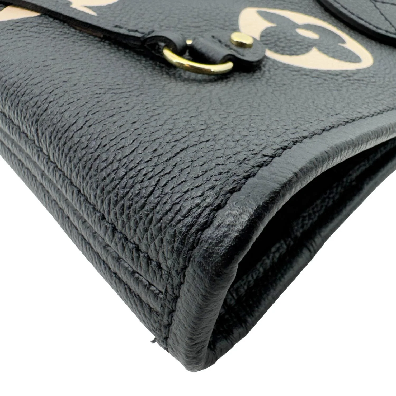 LOUIS VUITTON Neverfull MM Monogram Empreinte Leather Shoulder Bag Bicolor - Image 8