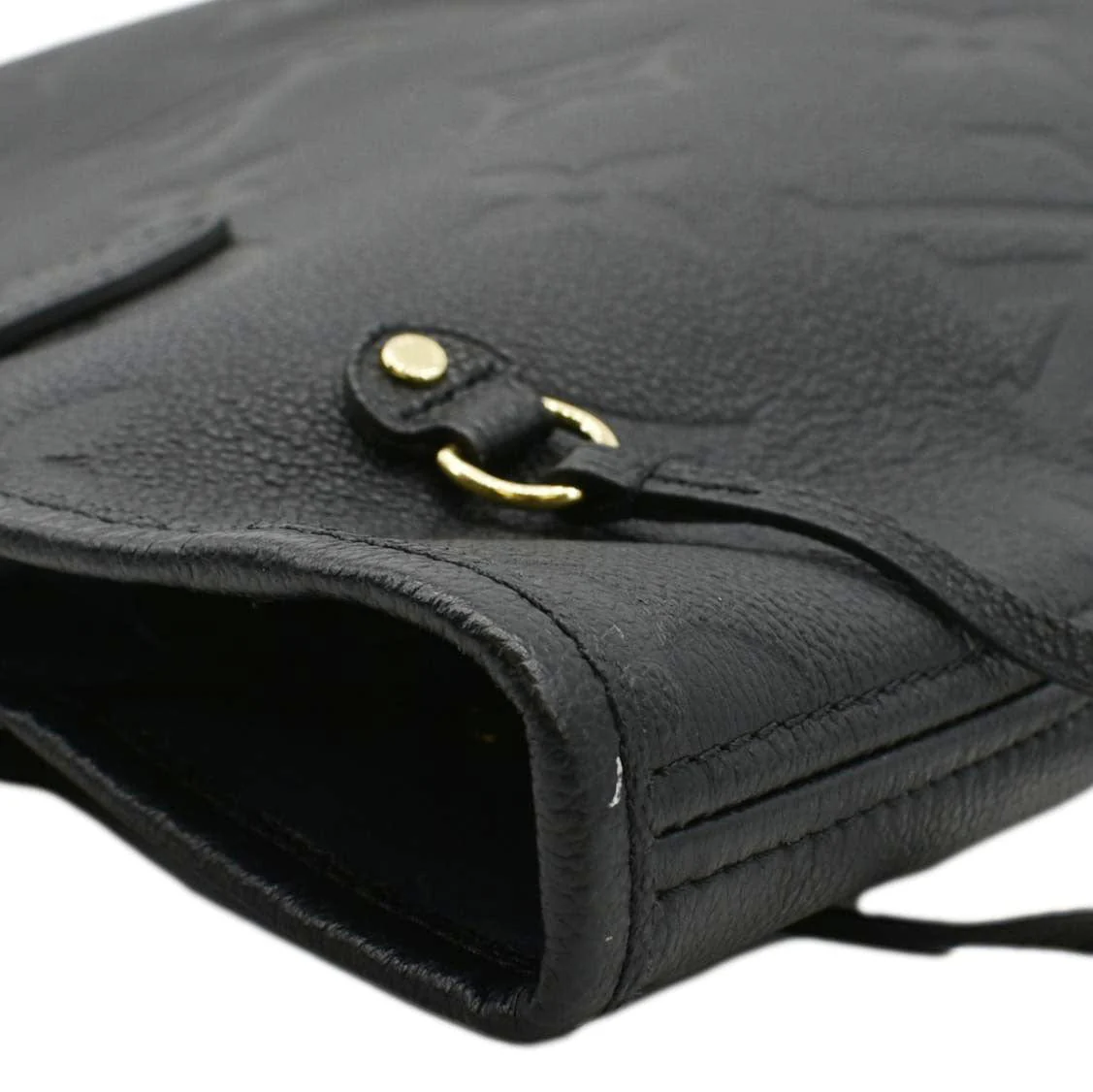 LOUIS VUITTON Neverfull MM Empreinte Leather Tote Shoulder Bag Black - Image 7