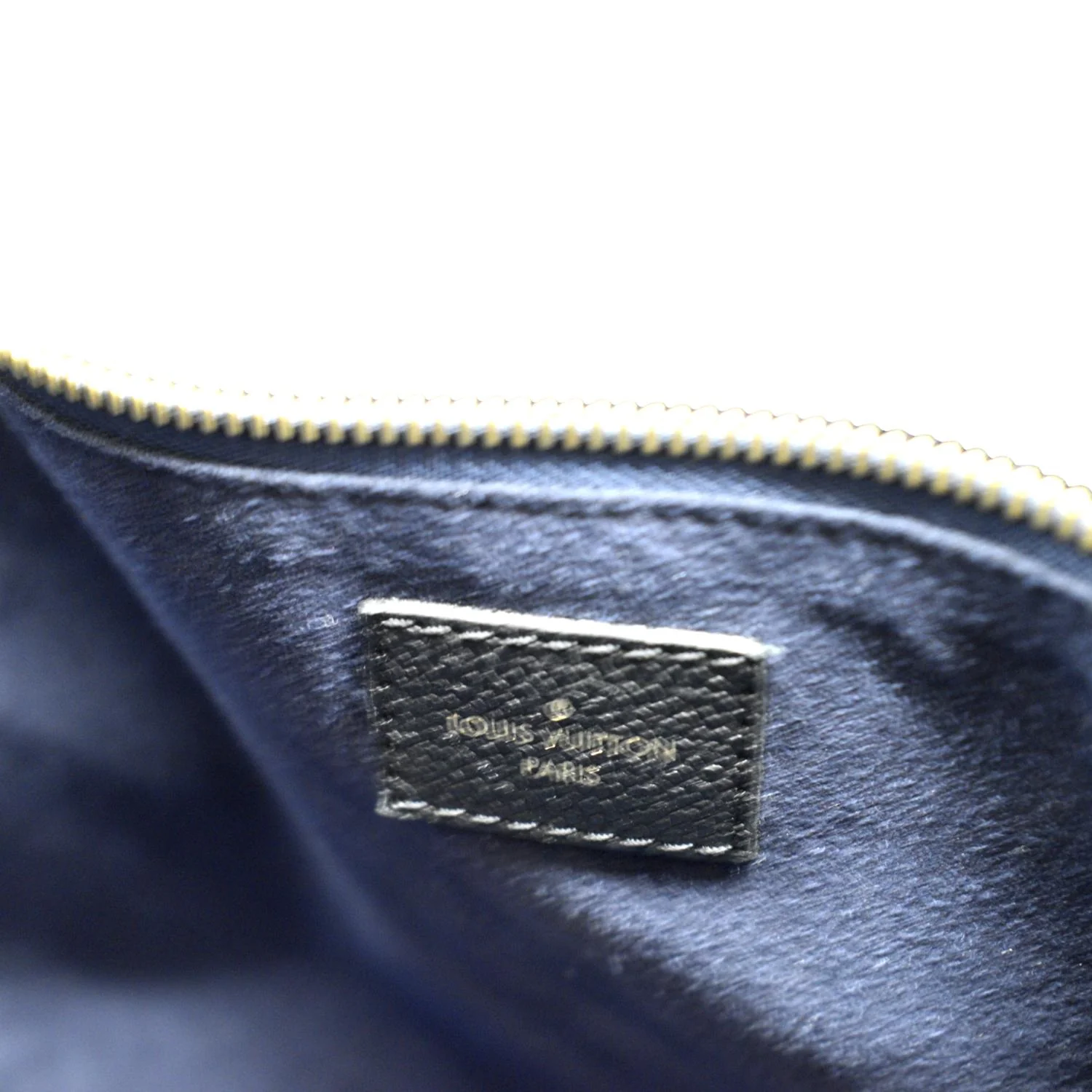 LOUIS VUITTON Neverfull MM Monogram Empreinte Leather Tote Bag Black - Image 11