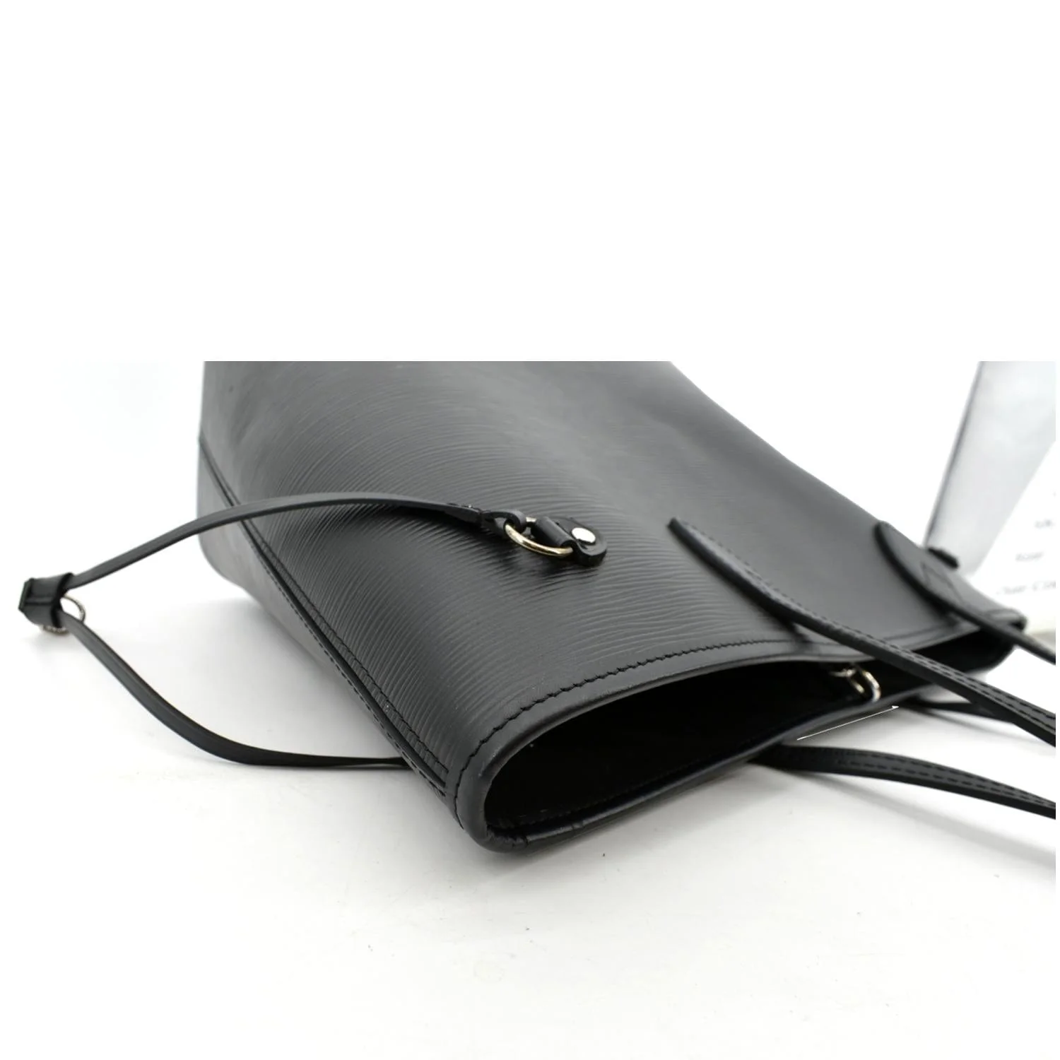 LOUIS VUITTON Neverfull Epi Leather Tote Shoulder Bag Black - Image 7