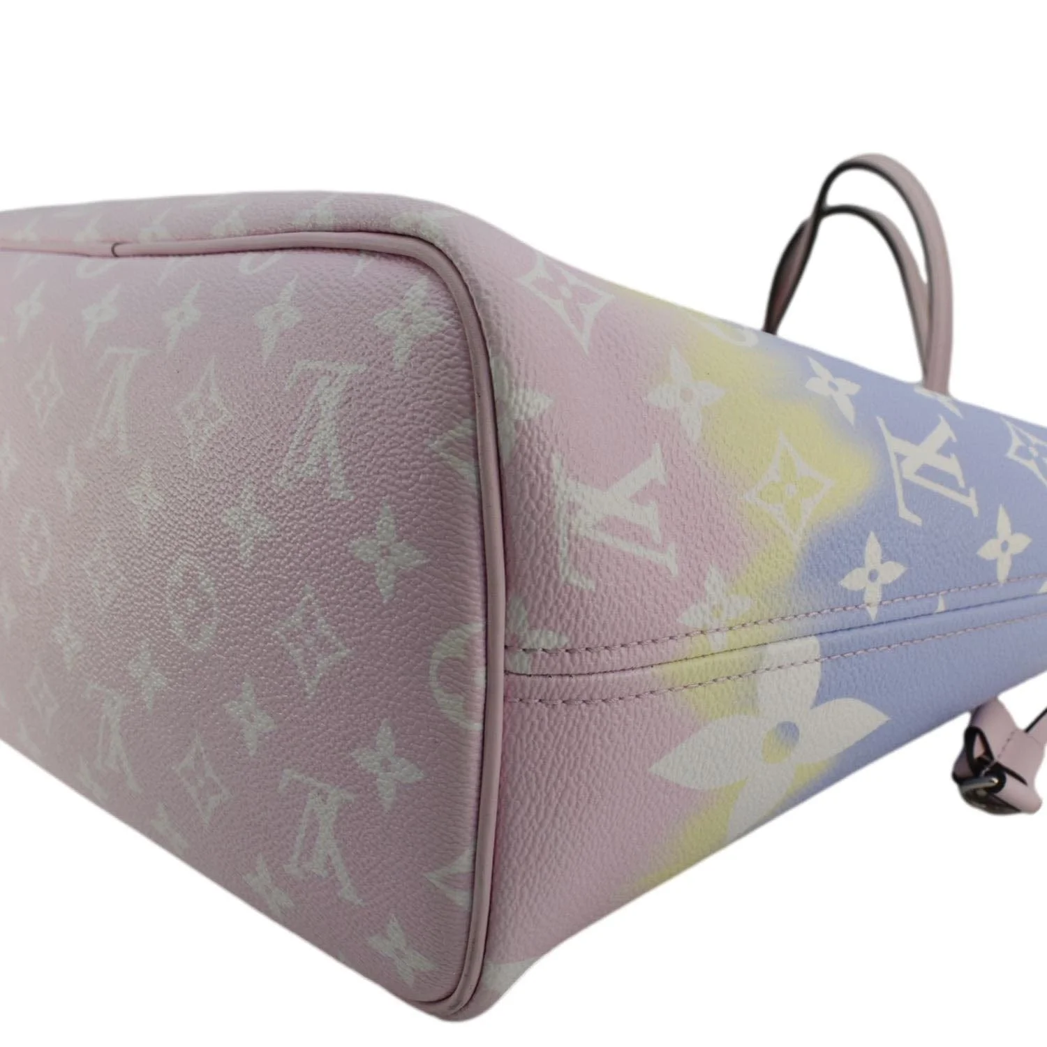 LOUIS VUITTON Neverfull Escale MM Pastel Monogram Giant Canvas Shoulder Bag Multicolor - Image 8