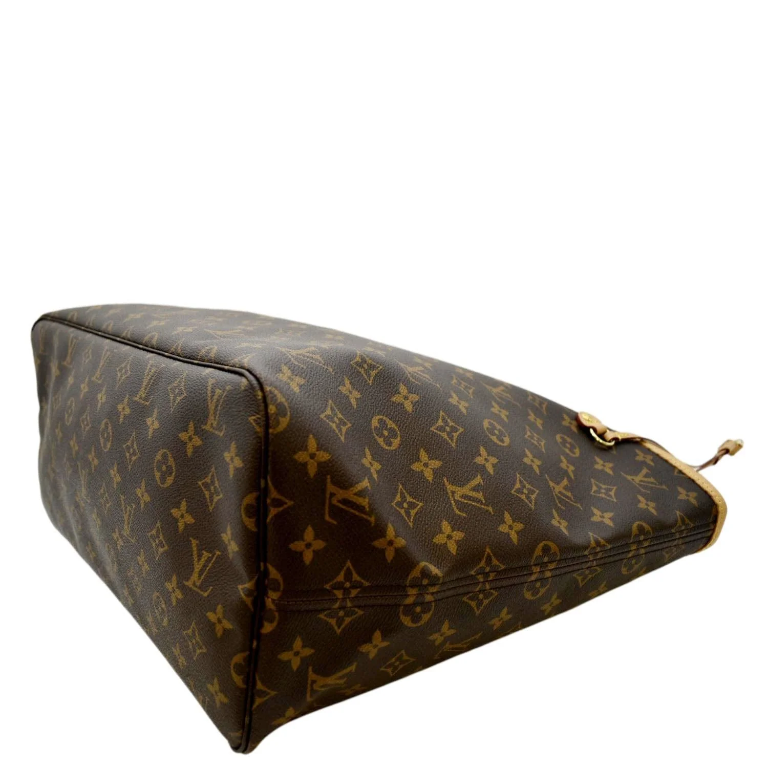 LOUIS VUITTON Neverfull GM Monogram Canvas Tote Bag Brown - Image 8