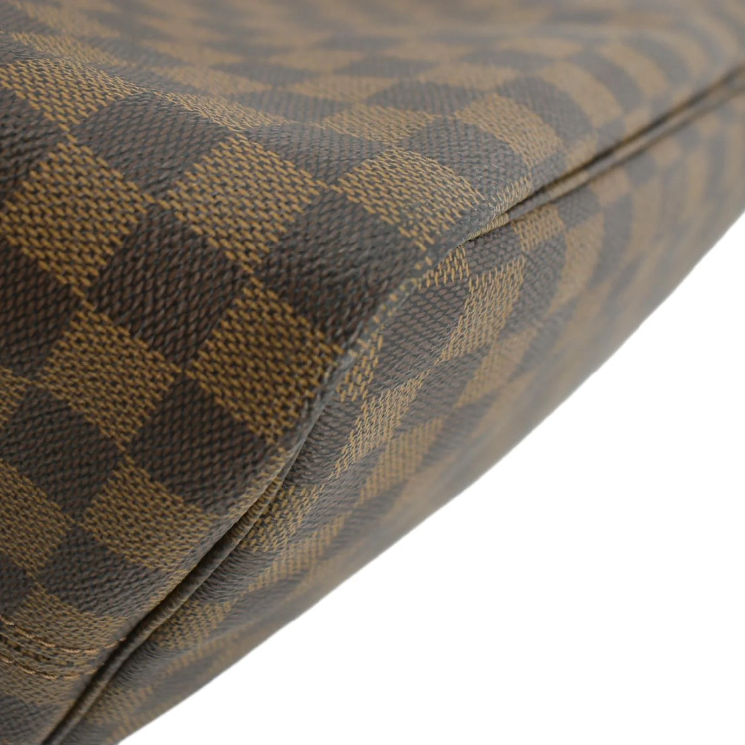 LOUIS VUITTON Neverfull GM Damier Ebene Tote Shoulder Bag Brown - Image 9
