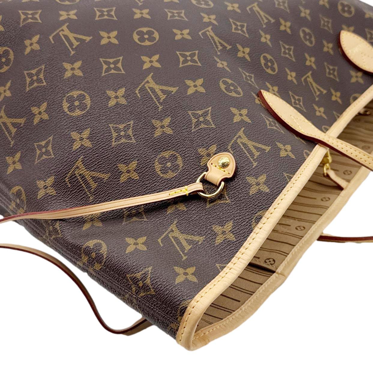 LOUIS VUITTON Neverfull GM Monogram Canvas Tote Bag Brown - Image 6