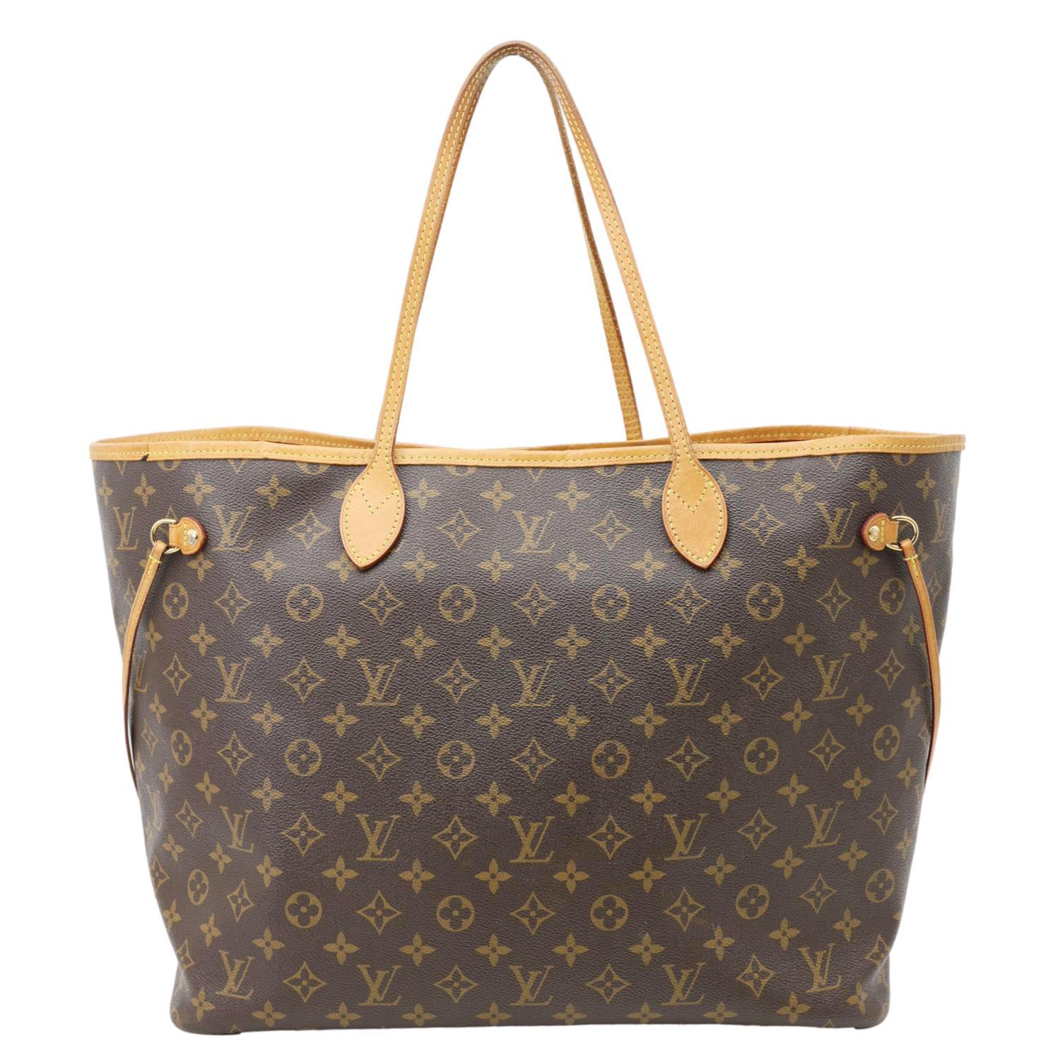 LOUIS VUITTON Neverfull GM Monogram Canvas Tote Bag Brown - Image 4