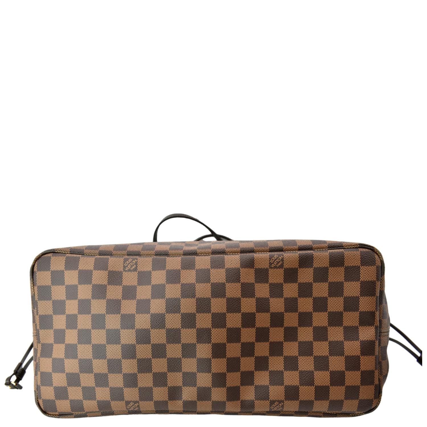 LOUIS VUITTON Neverfull GM Damier Ebene Tote Shoulder Bag Brown - Image 9