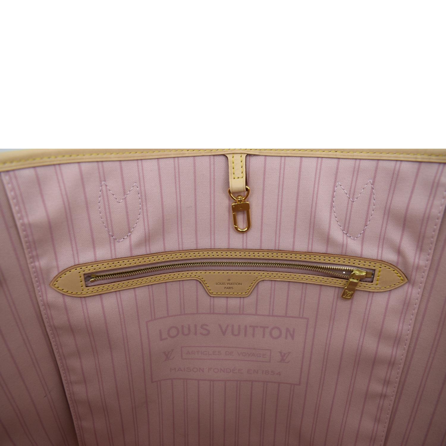 LOUIS VUITTON Neverfull GM Damier Azur Tote Shoulder Bag White - Image 13