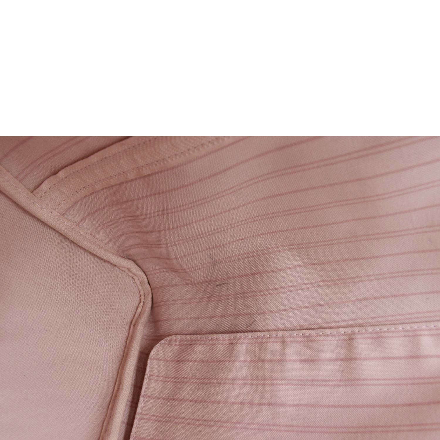 LOUIS VUITTON Neverfull GM Damier Azur Tote Shoulder Bag Rose Ballerine - Image 13