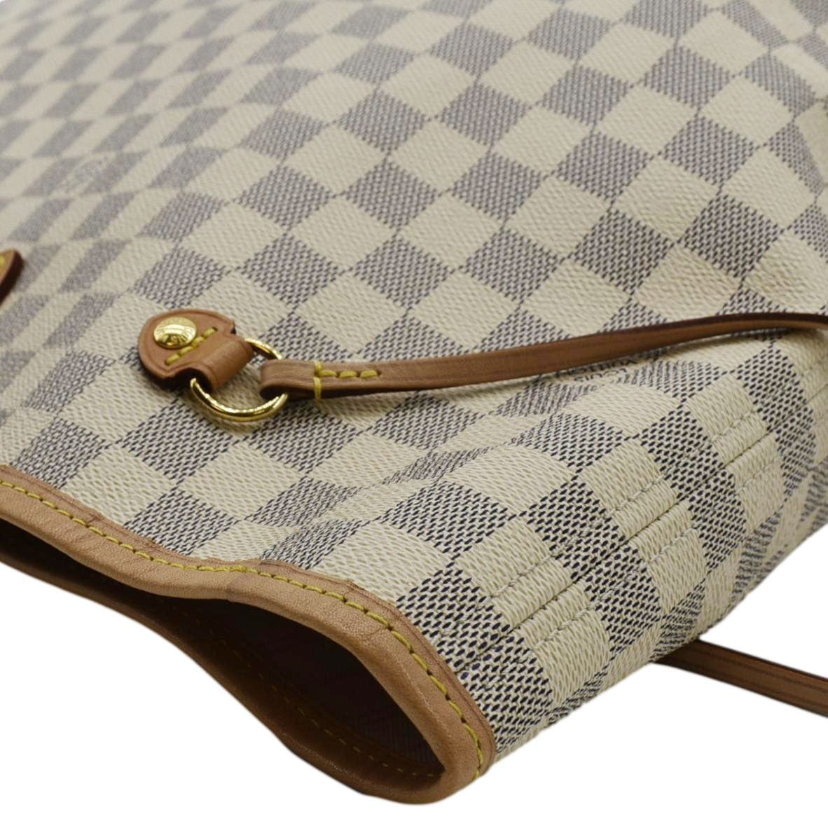 LOUIS VUITTON Neverfull GM Damier Azur Tote Shoulder Bag Rose Ballerine - Image 6