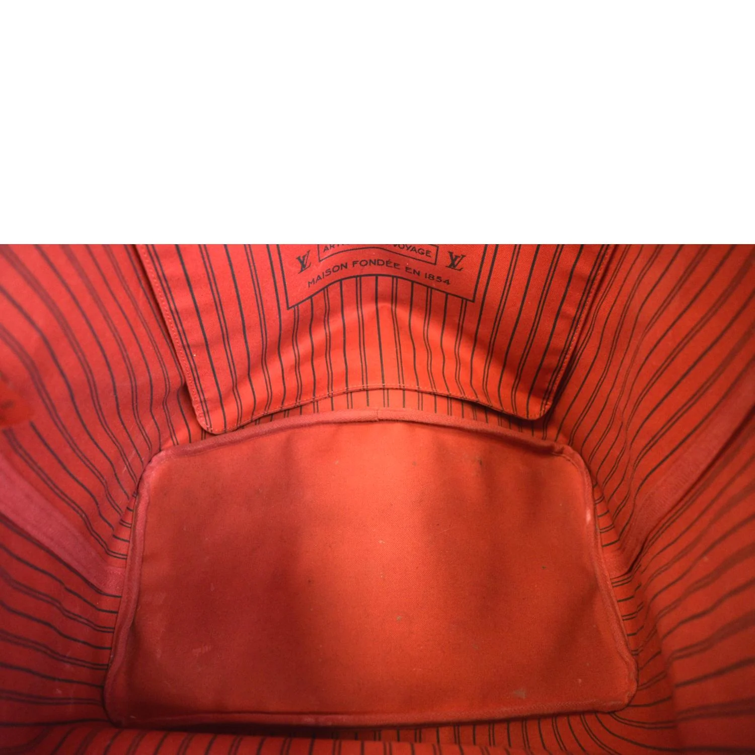 LOUIS VUITTON Neverfull GM Damier Ebene Tote Shoulder Bag Brown - Image 10