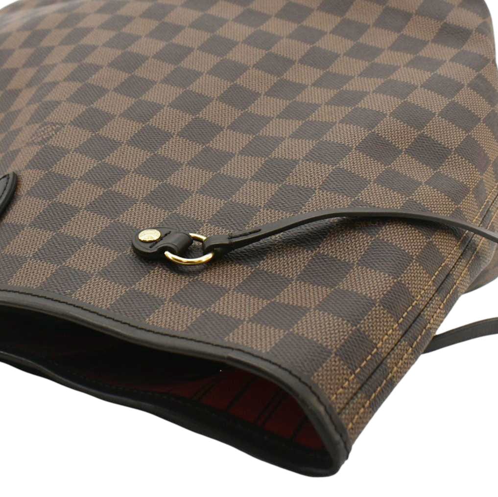 LOUIS VUITTON Neverfull GM Damier Ebene Tote Shoulder Bag Brown - Image 6