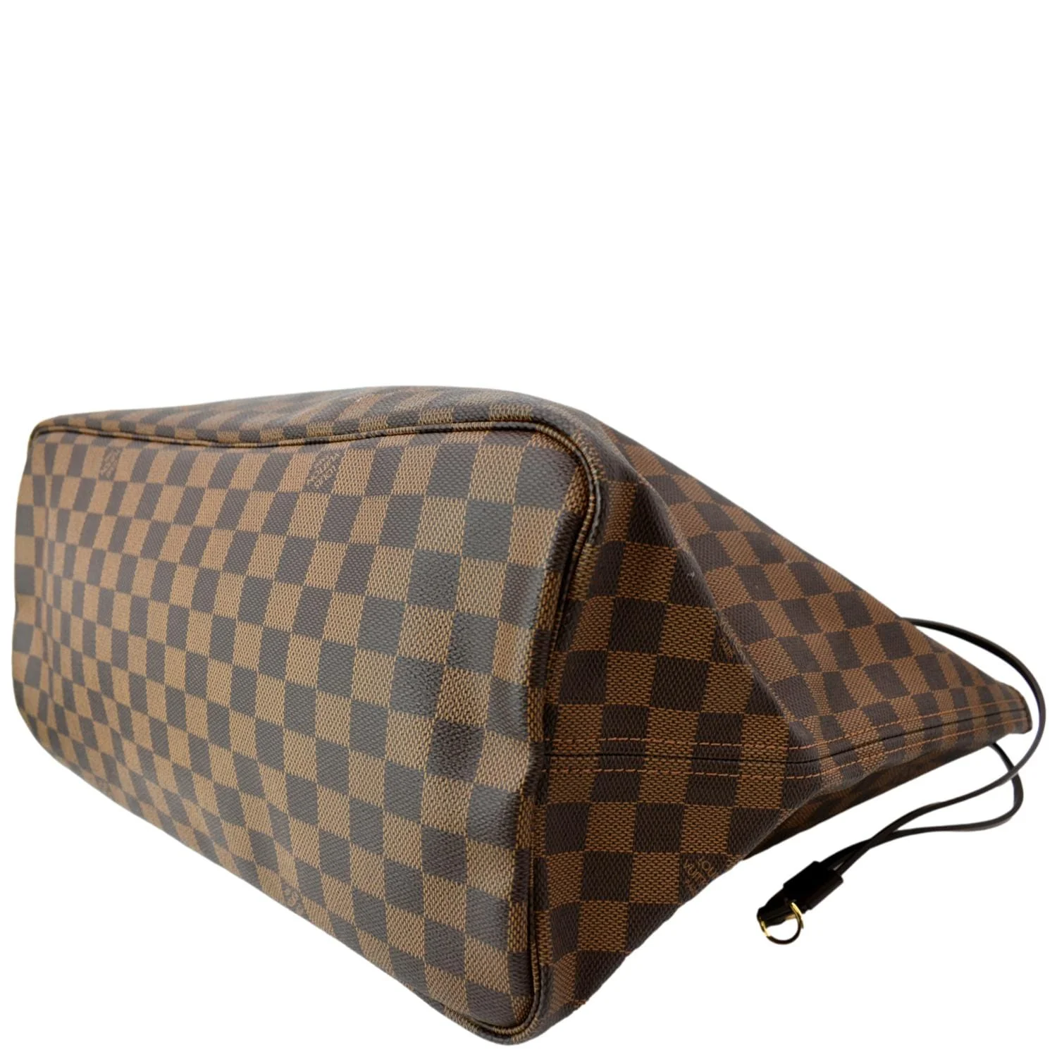 LOUIS VUITTON Neverfull GM Damier Ebene Tote Bag Brown - Image 7