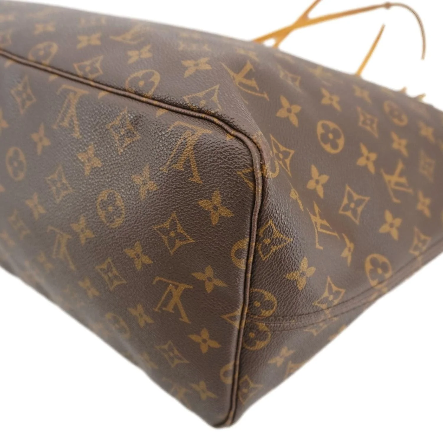 LOUIS VUITTON Neverfull GM Monogram Canvas Tote Bag Brown - Image 8