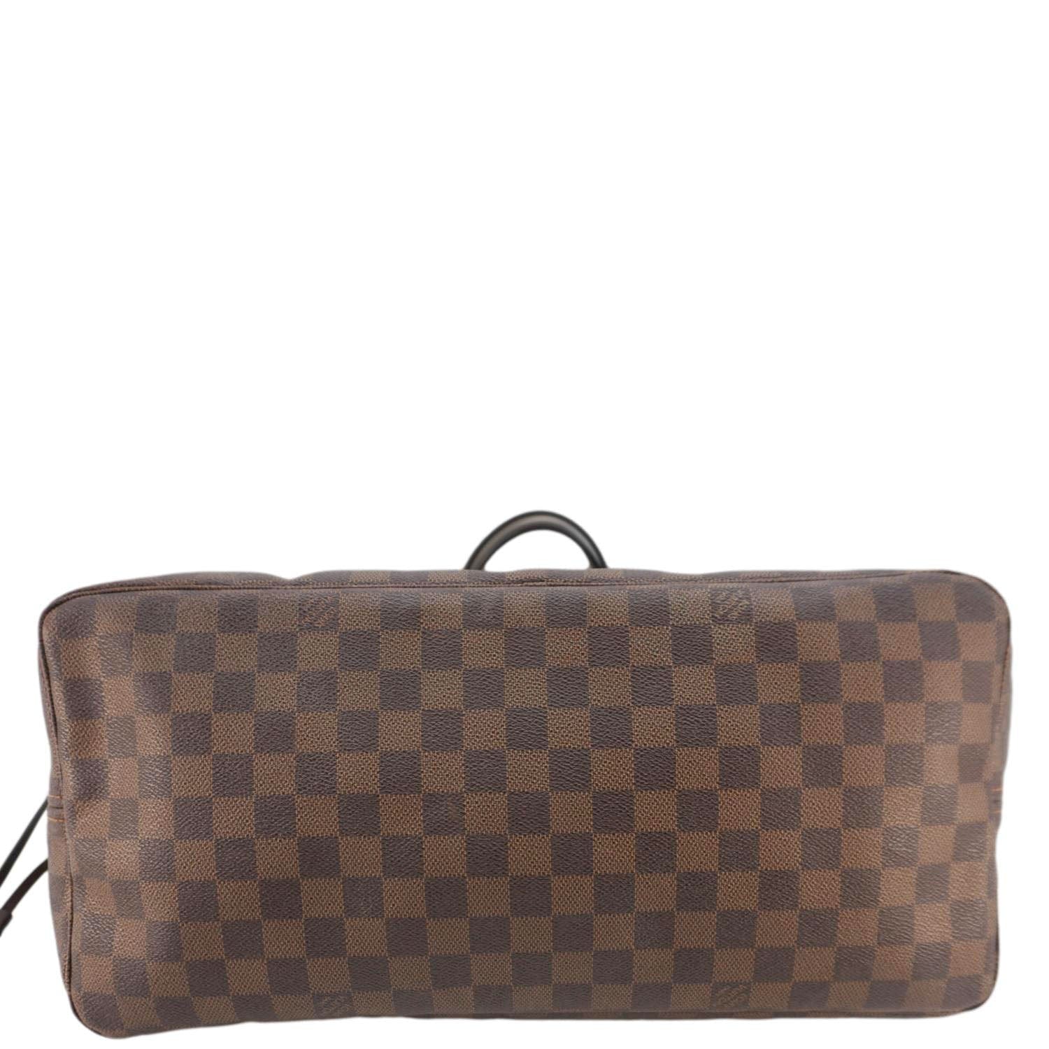 LOUIS VUITTON Neverfull GM Damier Ebene Tote Bag Brown - Image 11