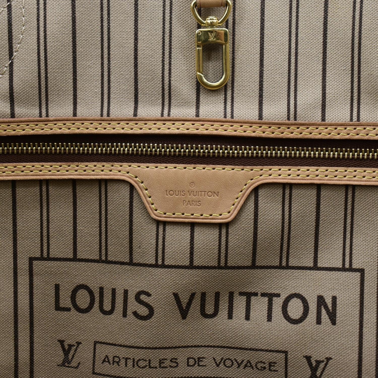 LOUIS VUITTON Neverfull GM Monogram Canvas Tote Bag Brown - Image 12
